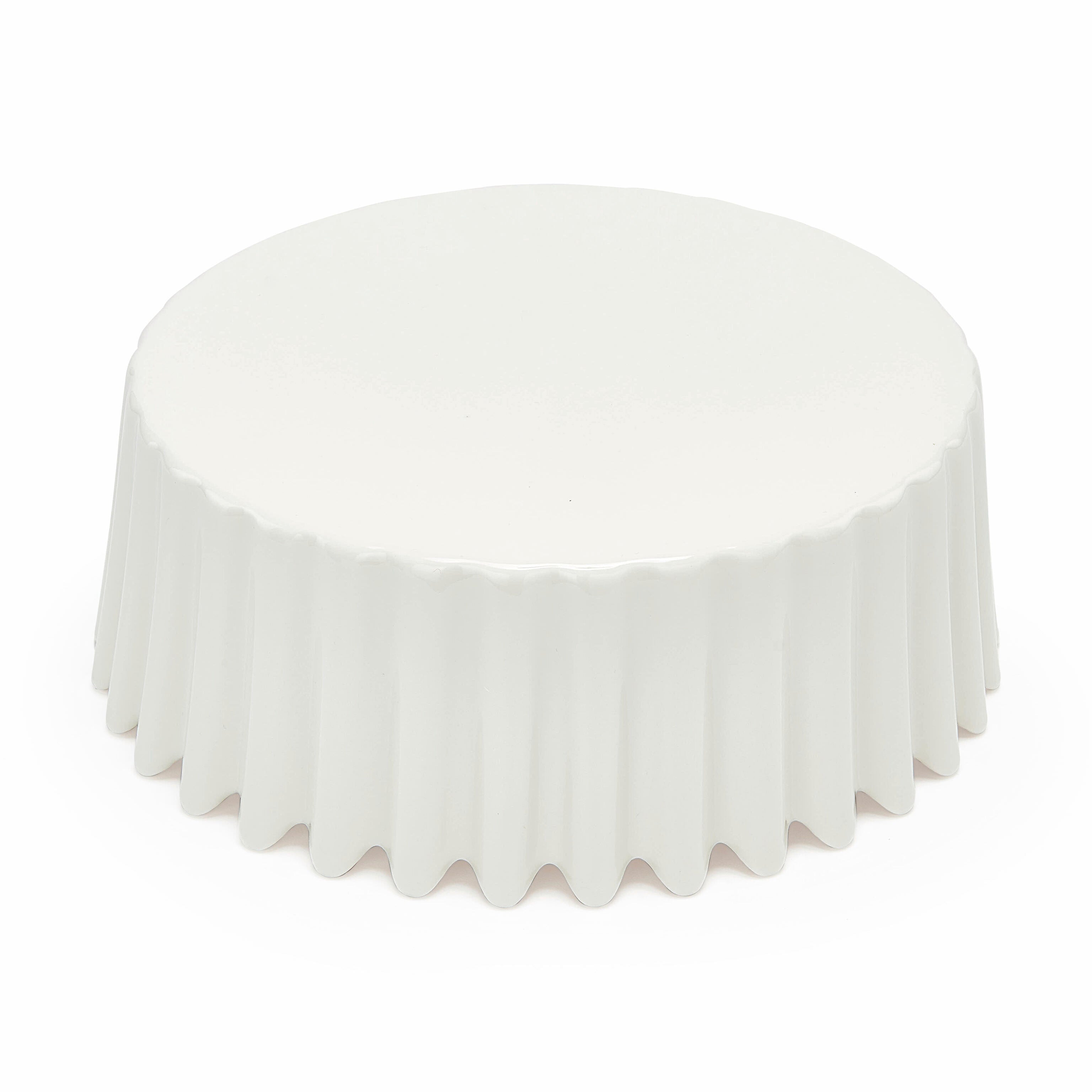 Matteo Monni Curtain Cake Stand & Serving Bowl - Dual-Use Porcelain