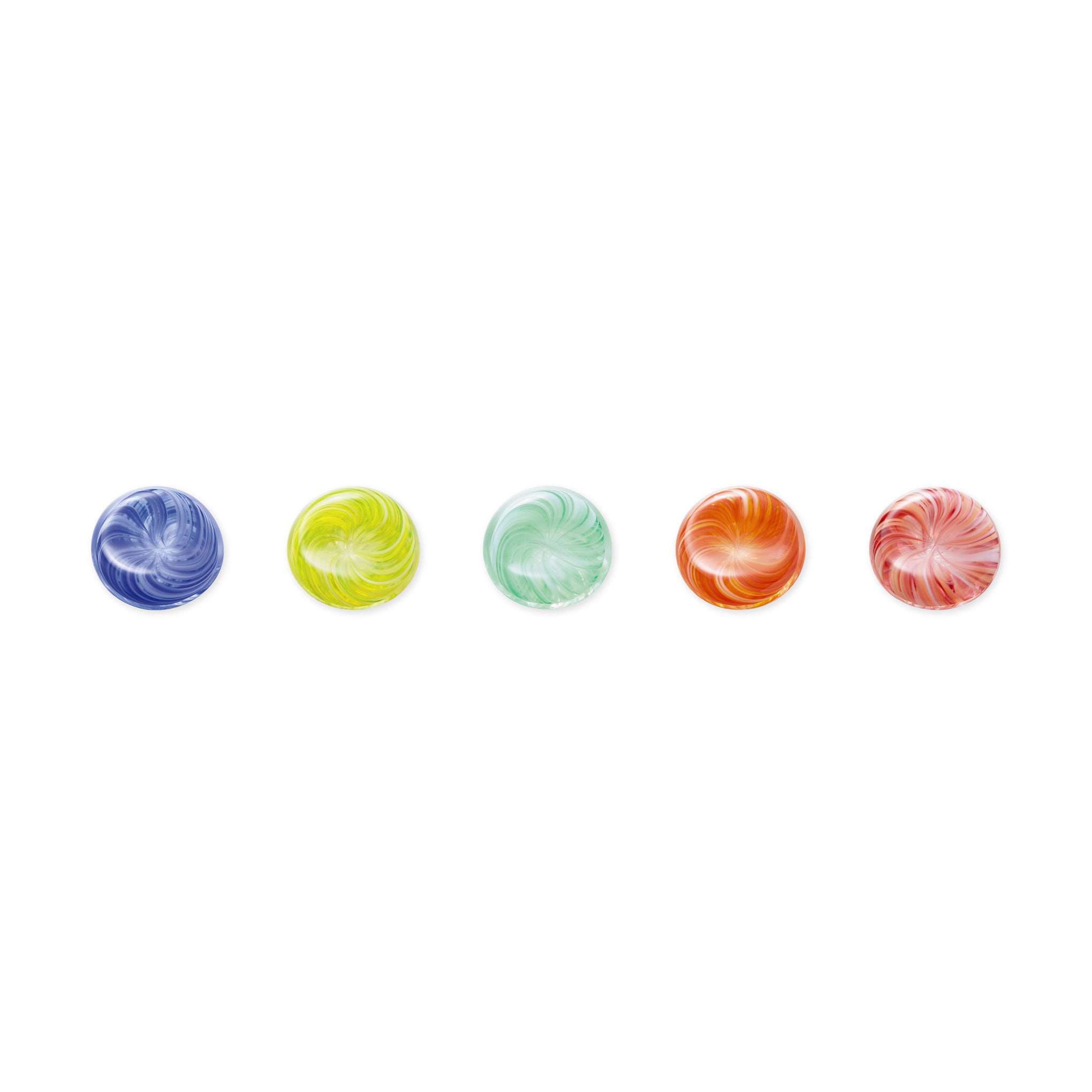 Handmade Japanese Glass Chopstick Rests - Set of 5 Colors