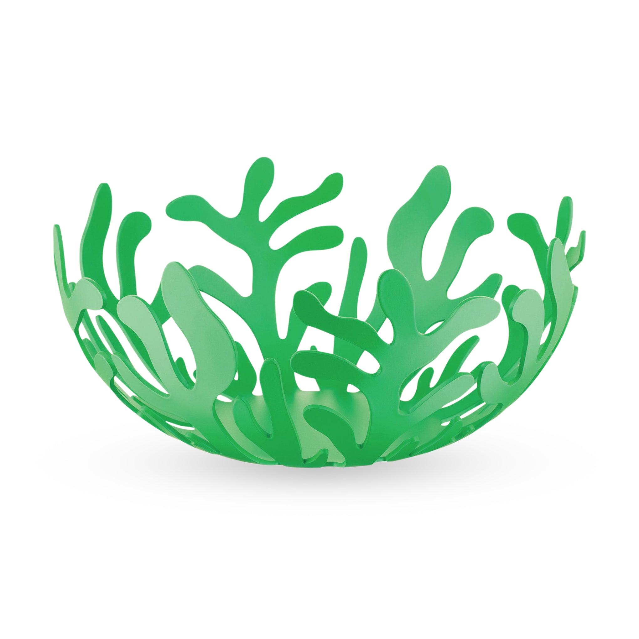 Alessi Mediterraneo Coral-Inspired Steel Fruit Bowl