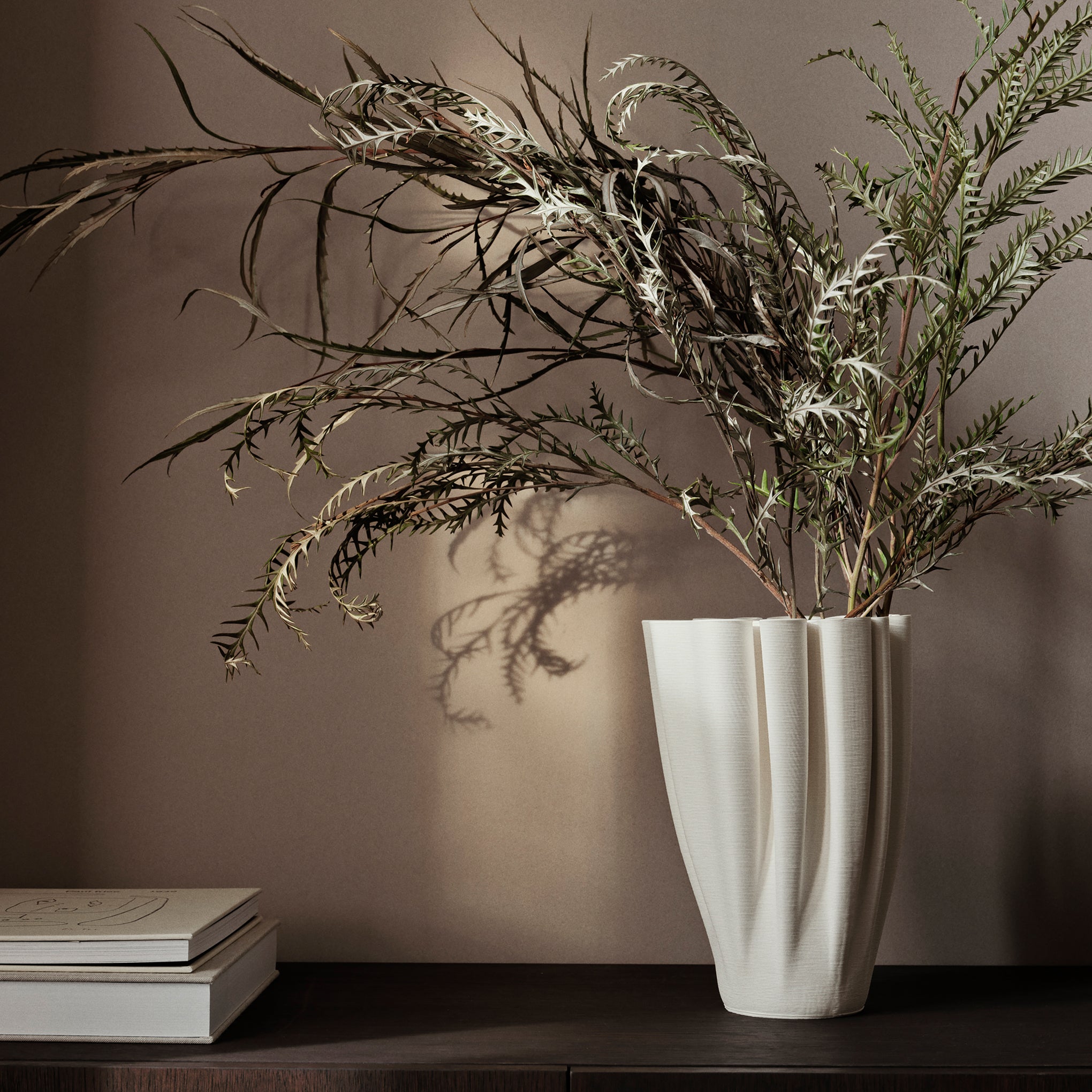 3D-Printed Ceramic Dedali Vase – Handcrafted Labyrinth Design