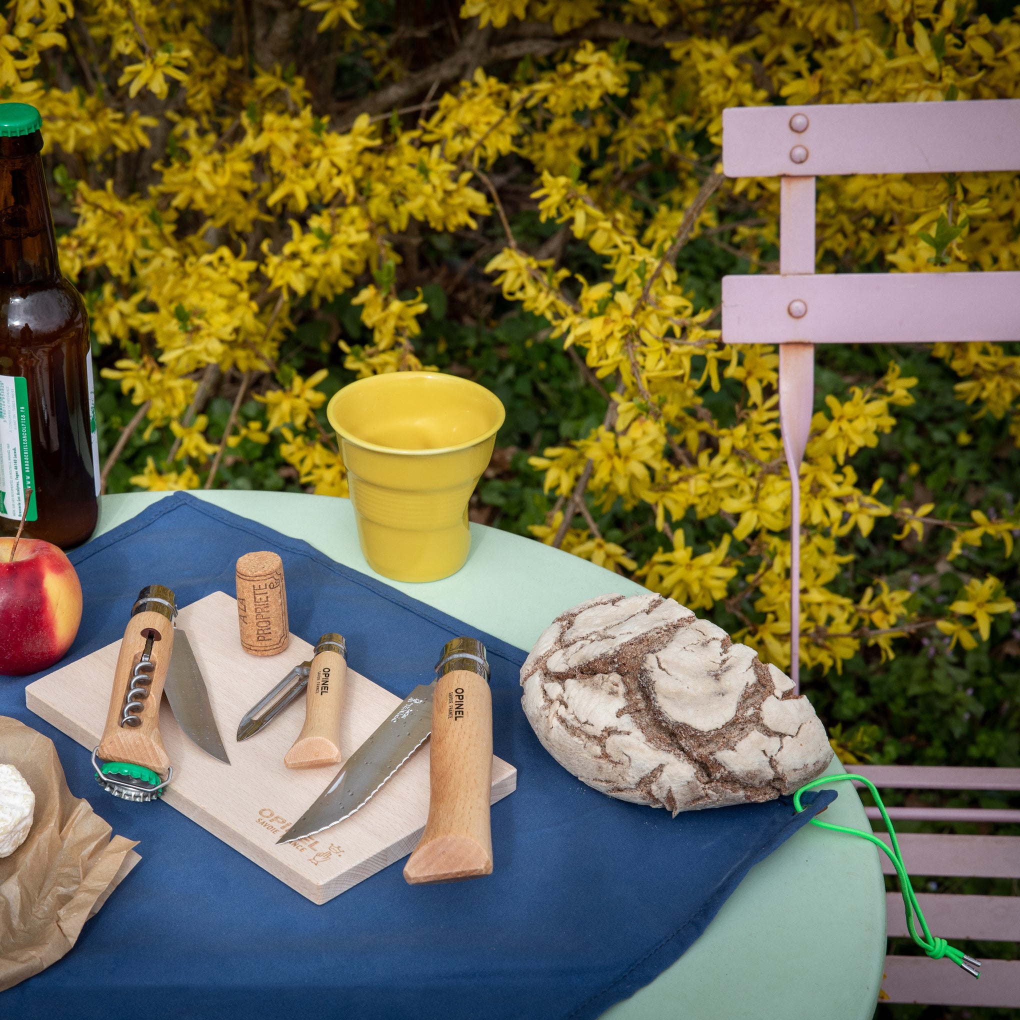 Opinel Nomad Travel Cooking Set - Beechwood & Stainless Steel