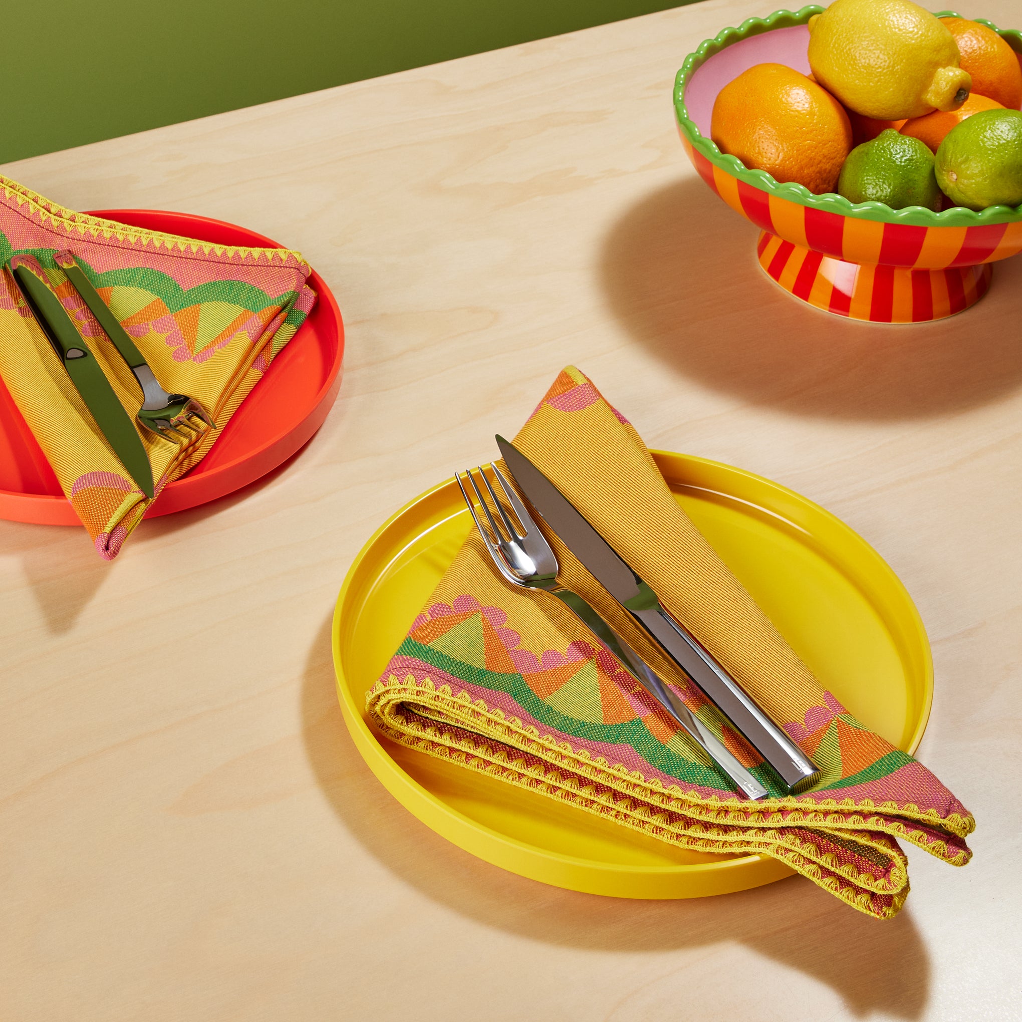 Yinka Ilori Cotton Jacquard Napkins - Set of 2, 18.5" Square