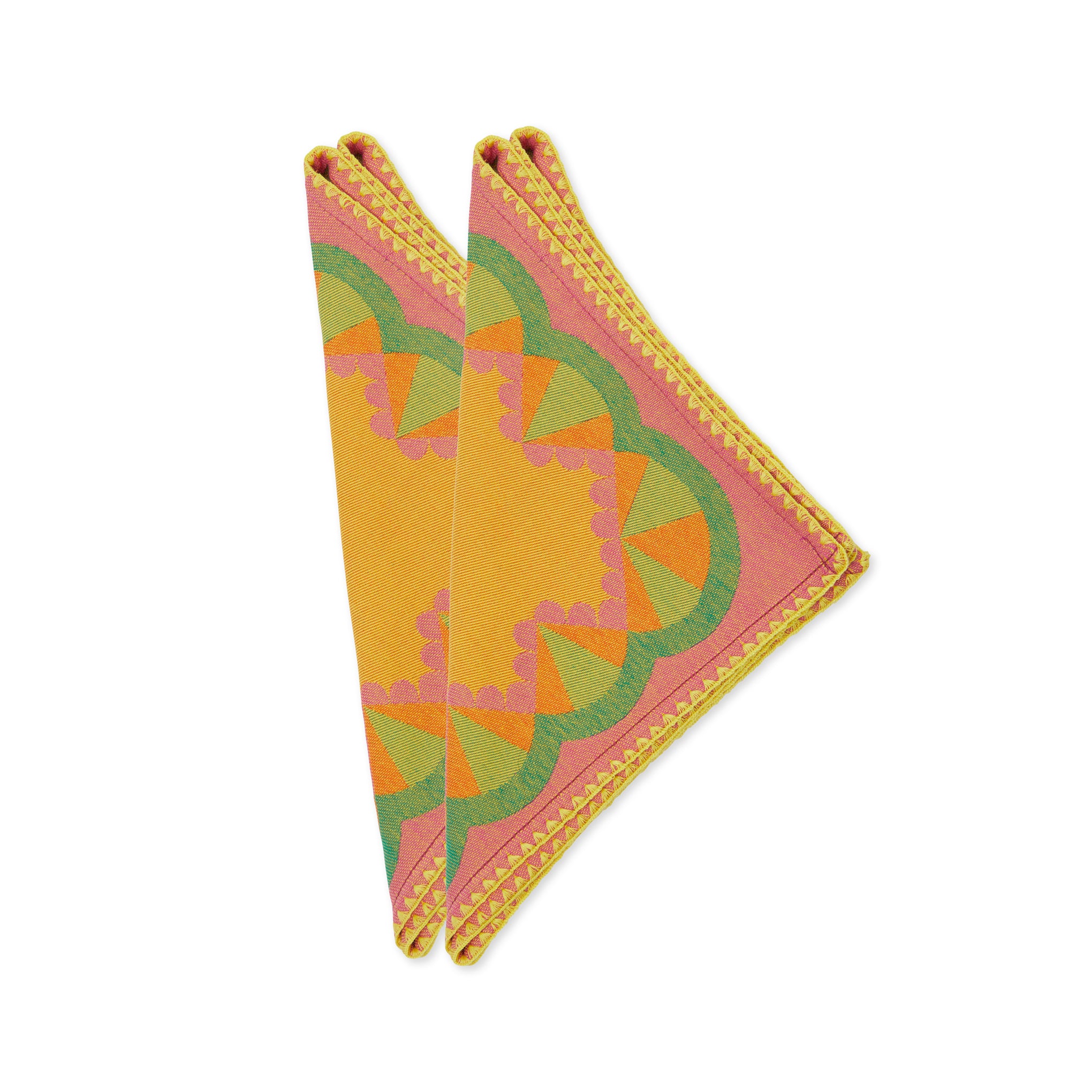 Yinka Ilori Cotton Jacquard Napkins - Set of 2, 18.5" Square