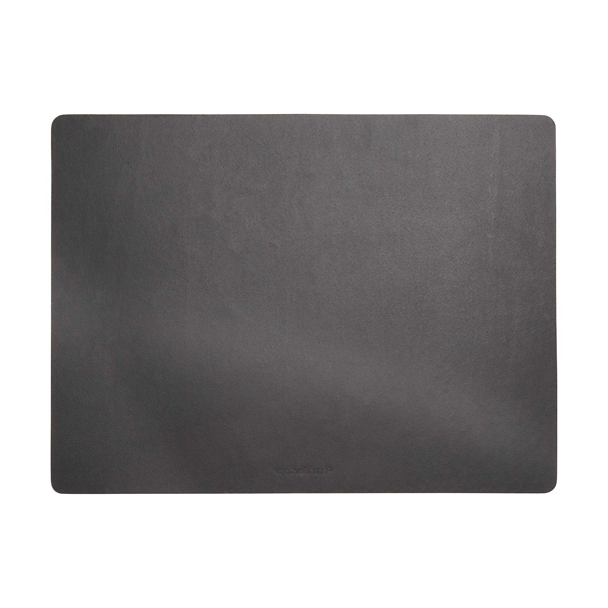 Eco-Friendly Recycled Leather Placemat - Dual-Sided Green & Black
