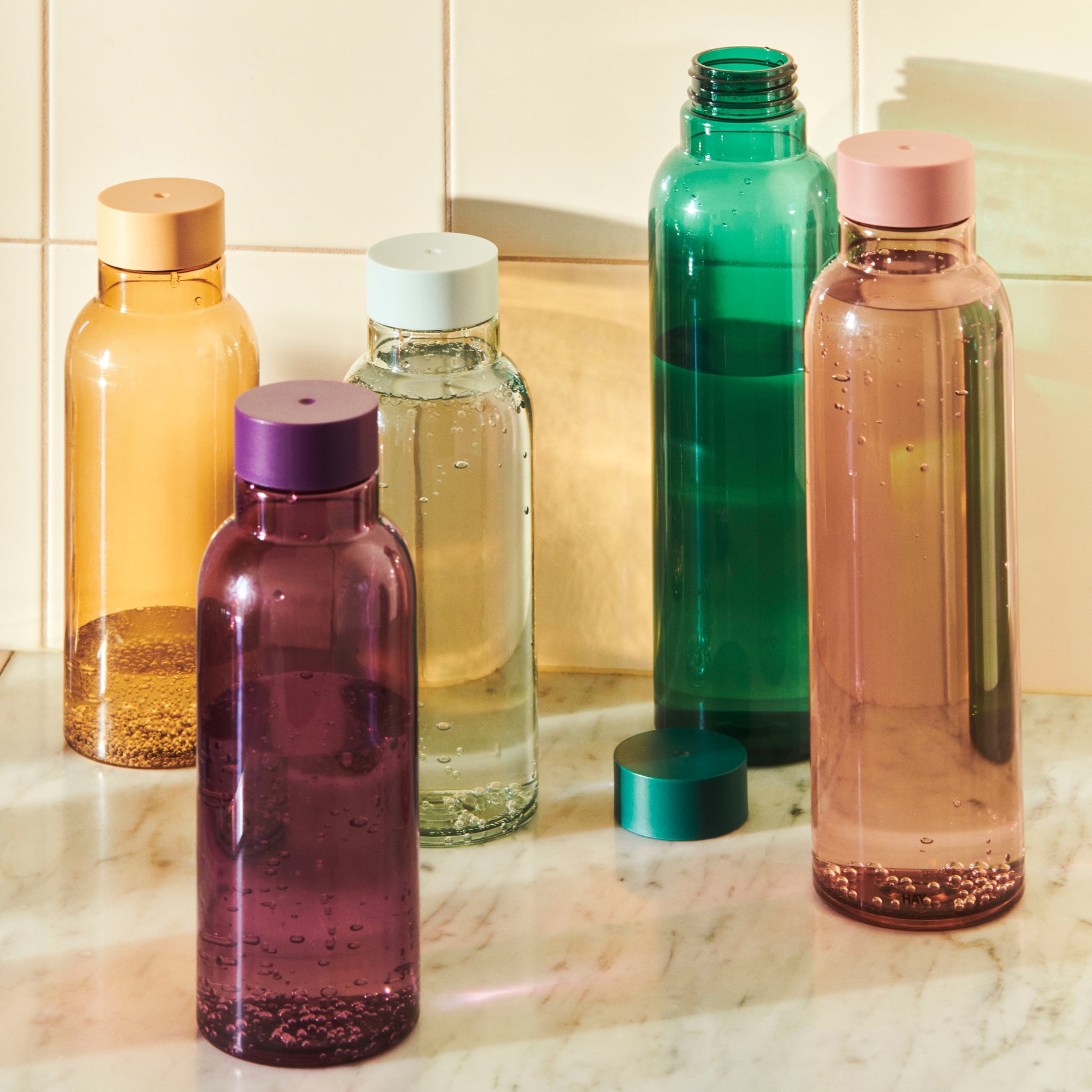HAY Miz Purple Recycled Plastic Water Bottle