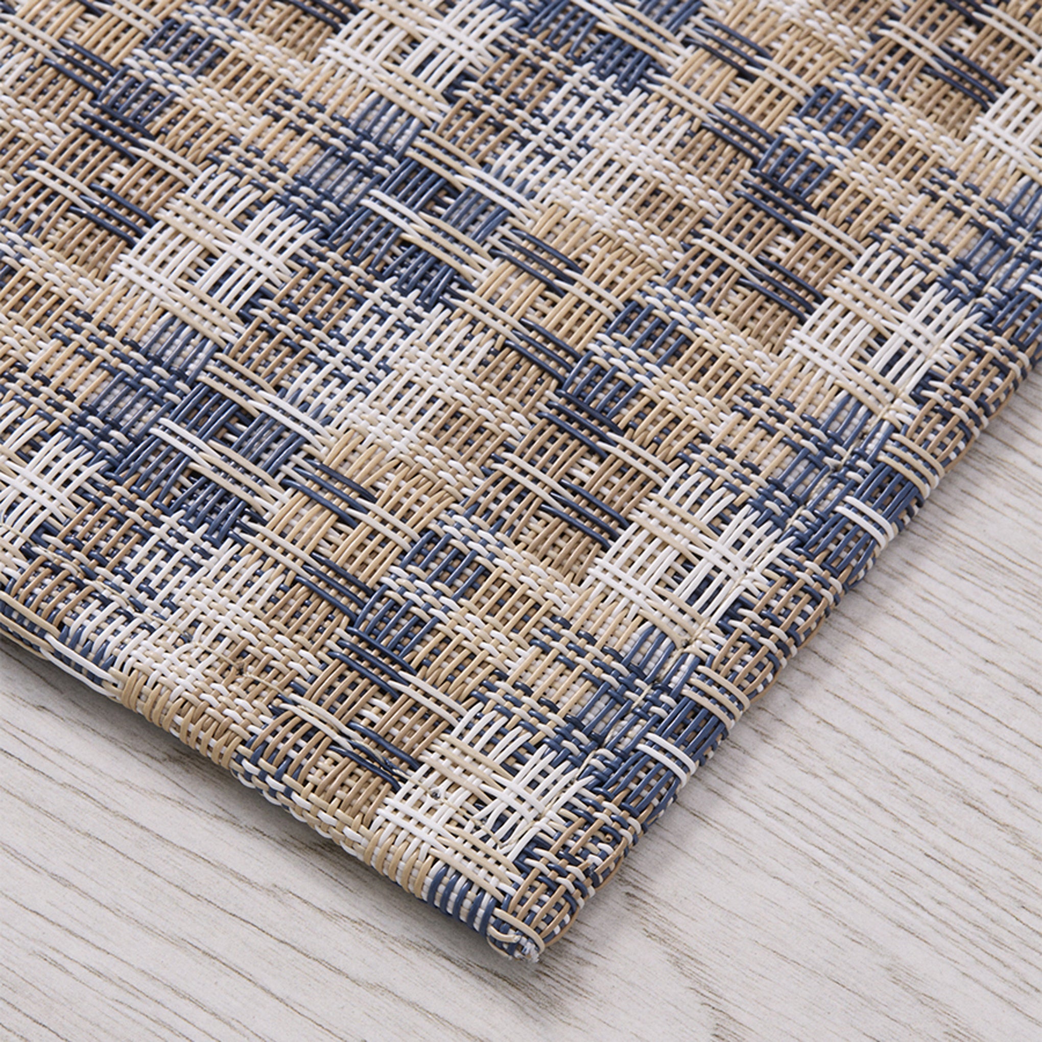 Chilewich Fable Eco-Friendly Striped Floor Mat - Non-Slip Latex Backing
