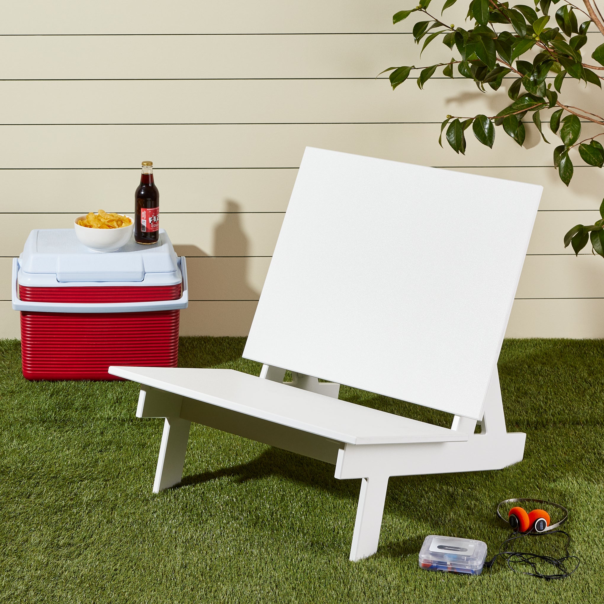 Taavi Recycled Plastic Outdoor Lounge Chair - All-Weather Comfort