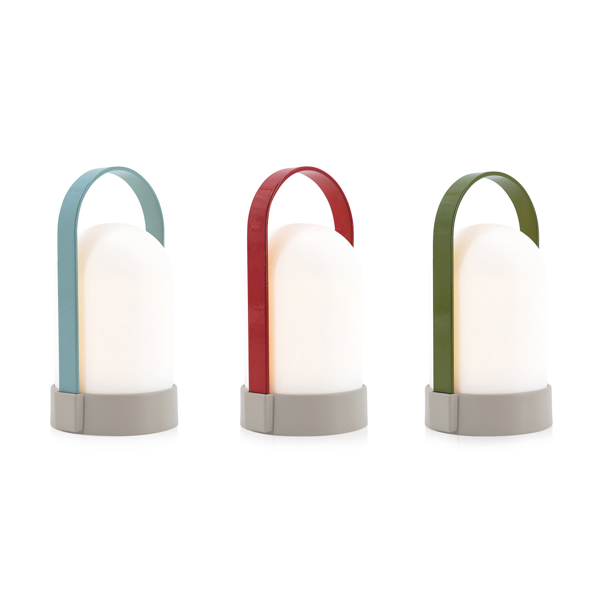 Mini URI Portable Table Lamps Set of 3 - USB Charging, Dimmable, Outdoor/Indoor