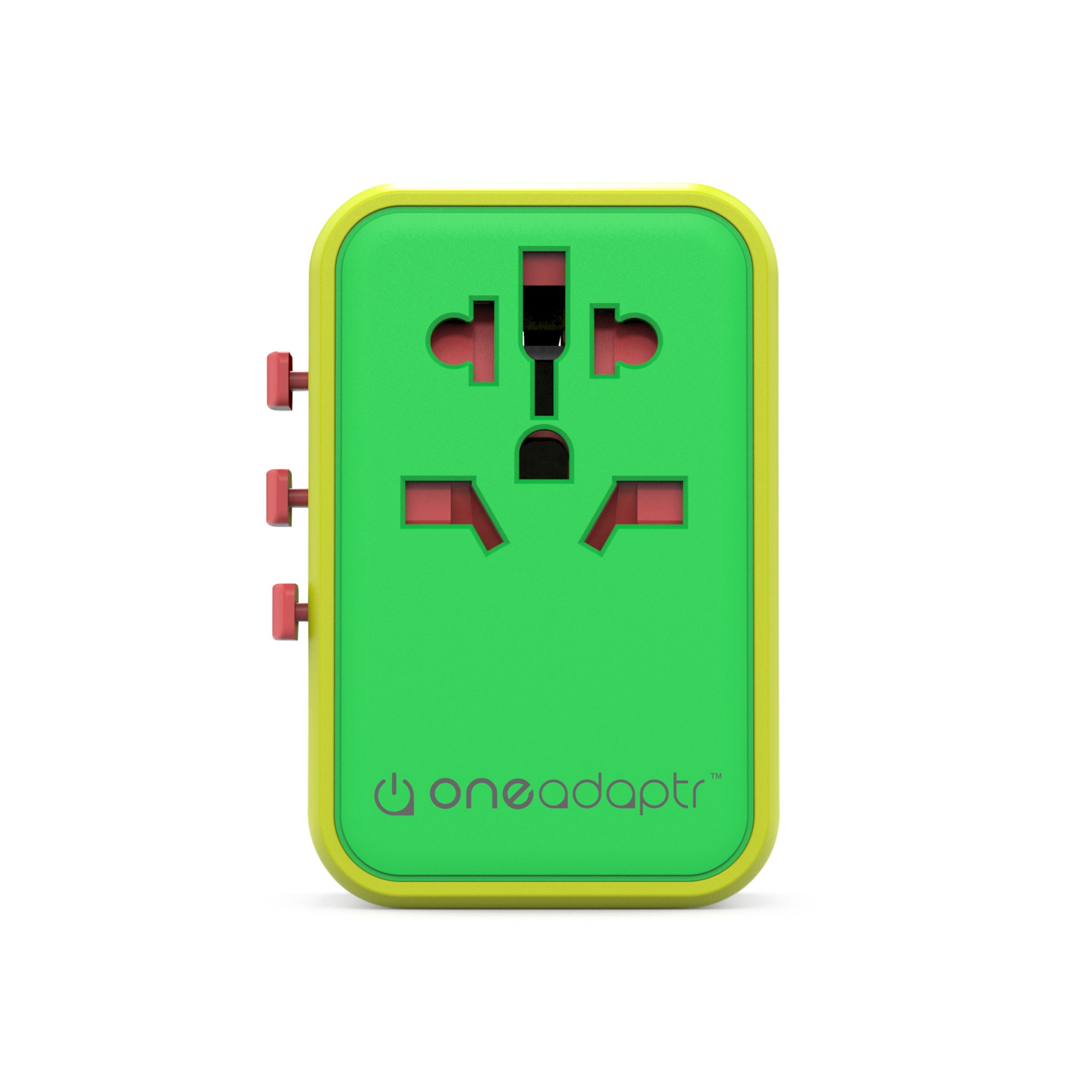 OneAdaptr 65W GaN Travel Adapter with USB-C - Green