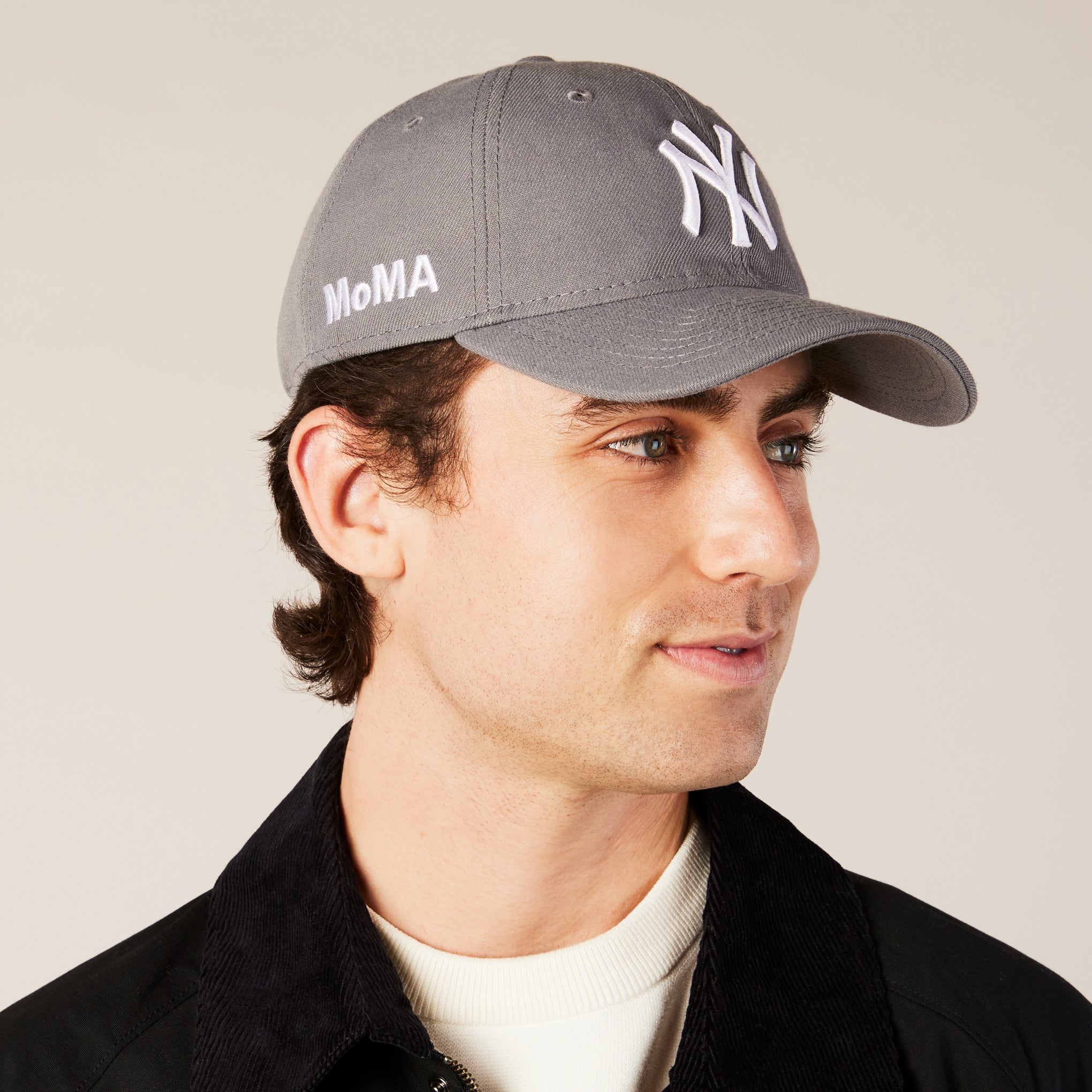 MoMA New Era Yankees Adjustable Baseball Cap - Storm Gray