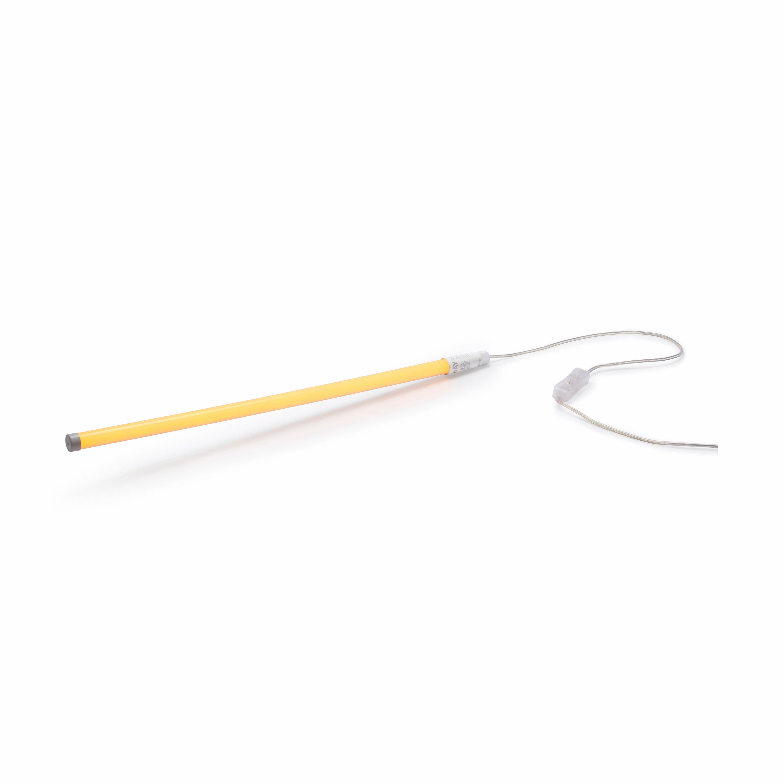 HAY Yellow Neon LED Tube Light - Artistic Wall or Hanging Decor