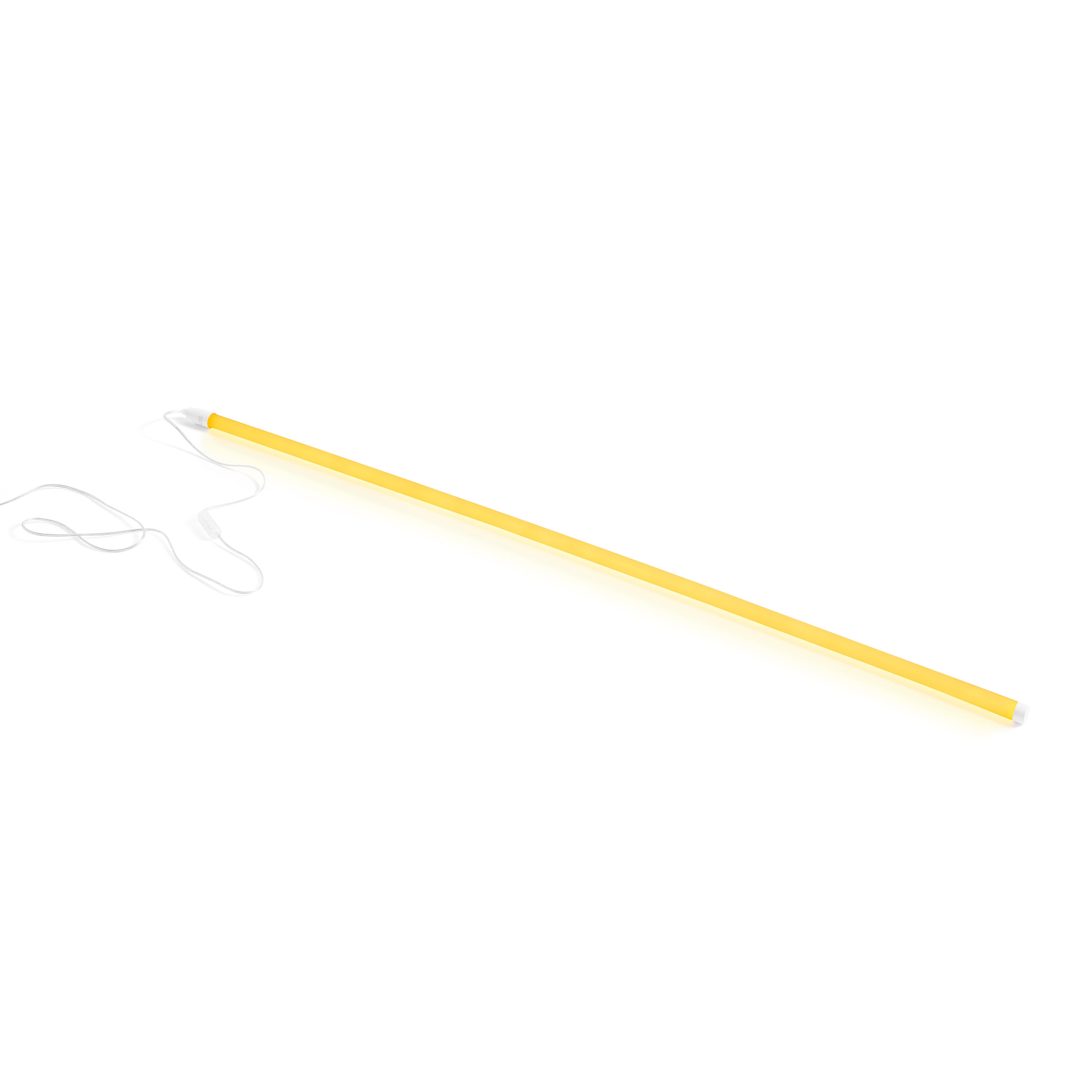 HAY Yellow Neon LED Tube Light - Artistic Wall or Hanging Decor