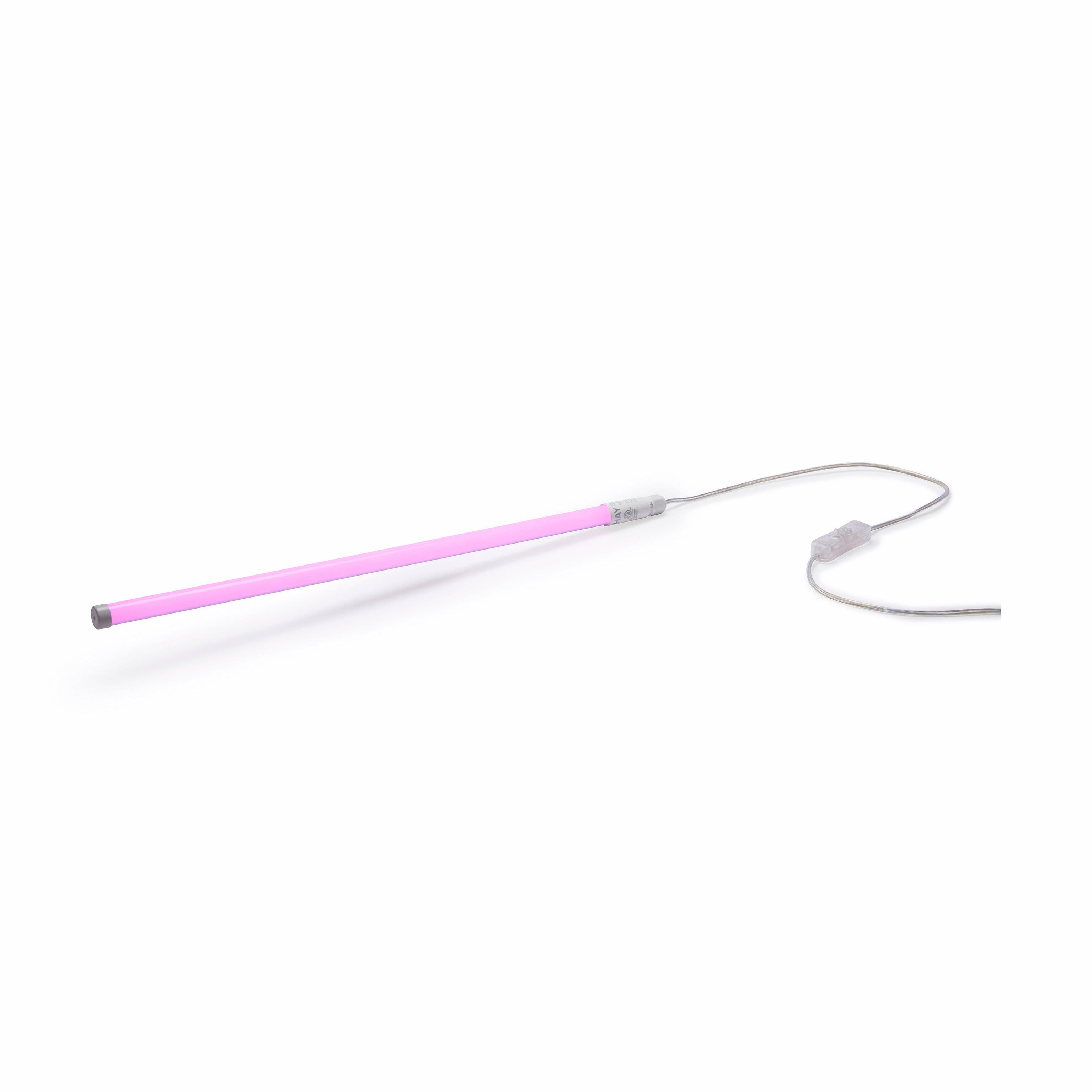 HAY Pink Neon LED Tube Light - Artistic Wall or Hanging Decor