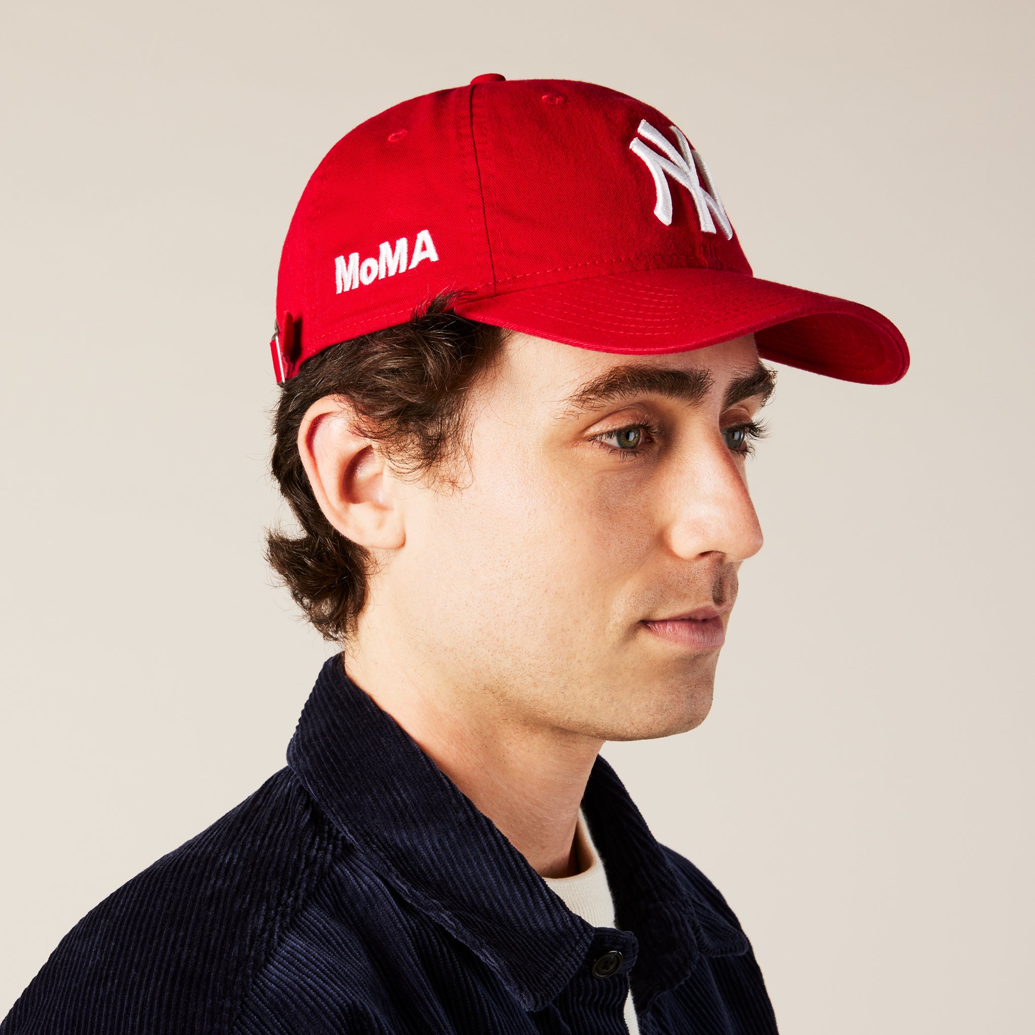 New Era Yankees Adjustable Baseball Cap - Scarlet | MoMA Exclusive