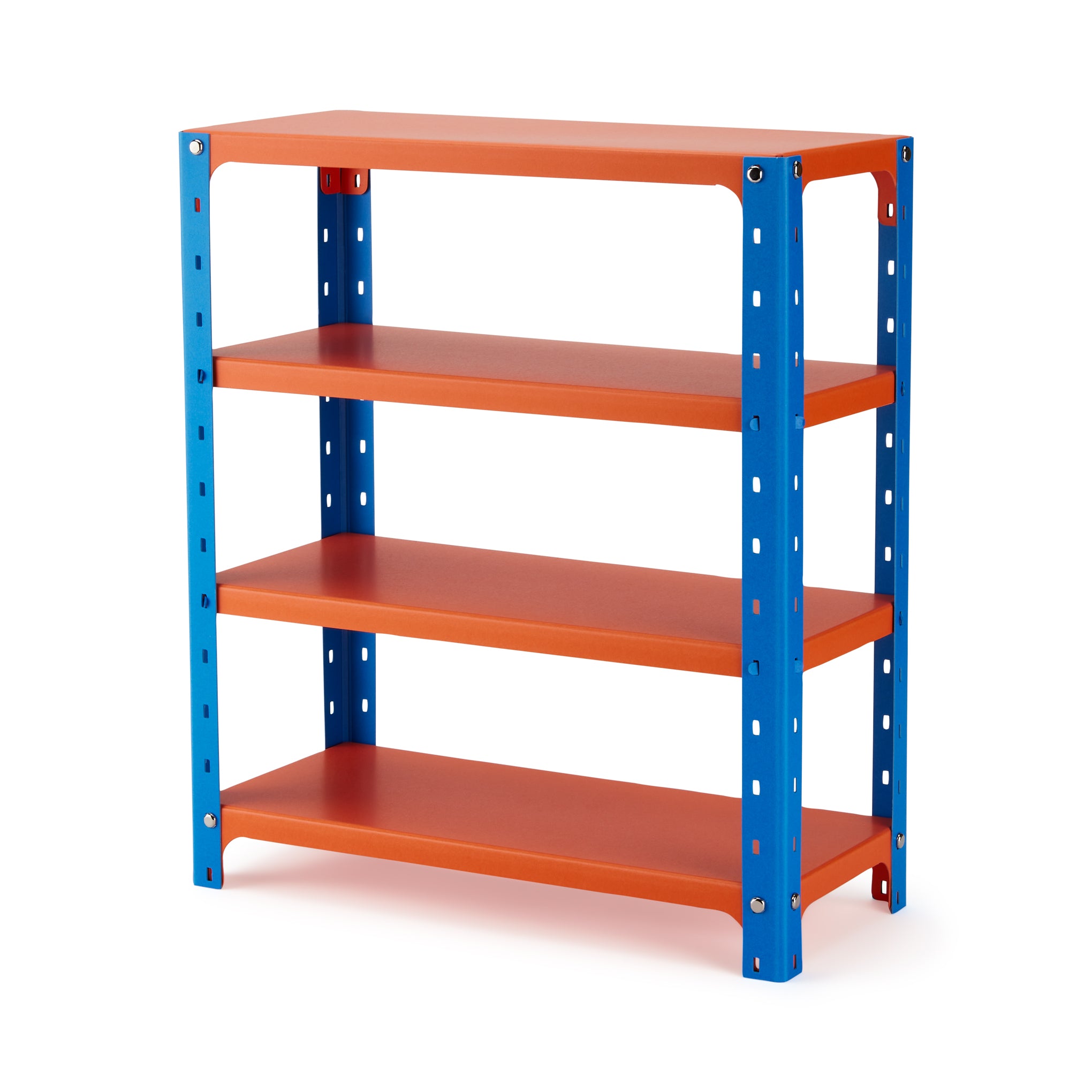 MoMA Paper Shelves Rack - Blue or Orange - Wall Mountable Storage