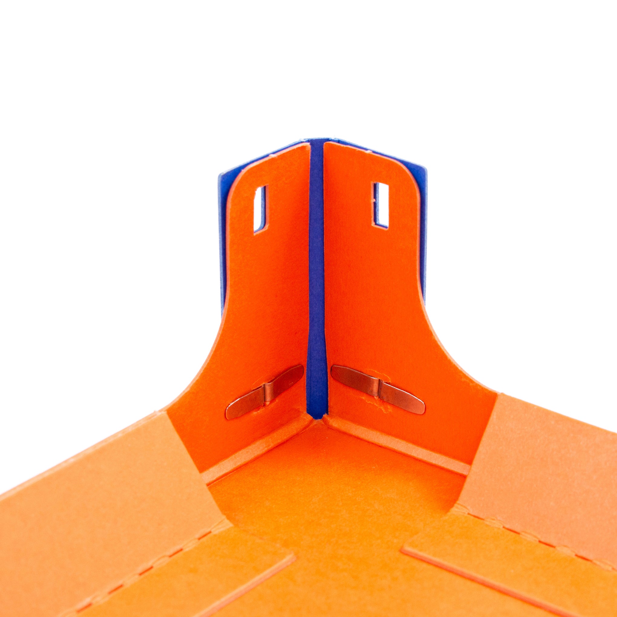 MoMA Paper Shelves Rack - Blue or Orange - Wall Mountable Storage
