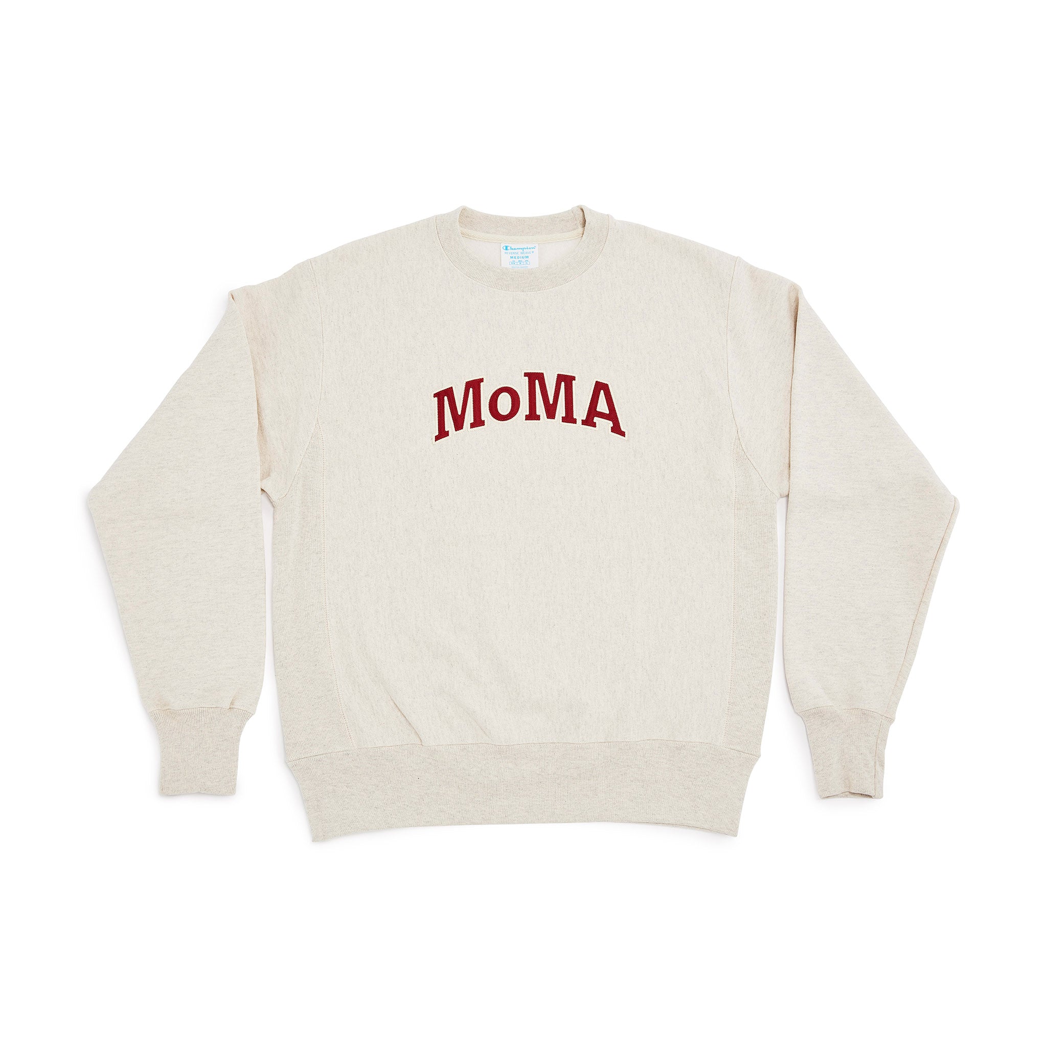 Champion MoMA Crewneck Sweatshirt - Oatmeal Reverse Weave