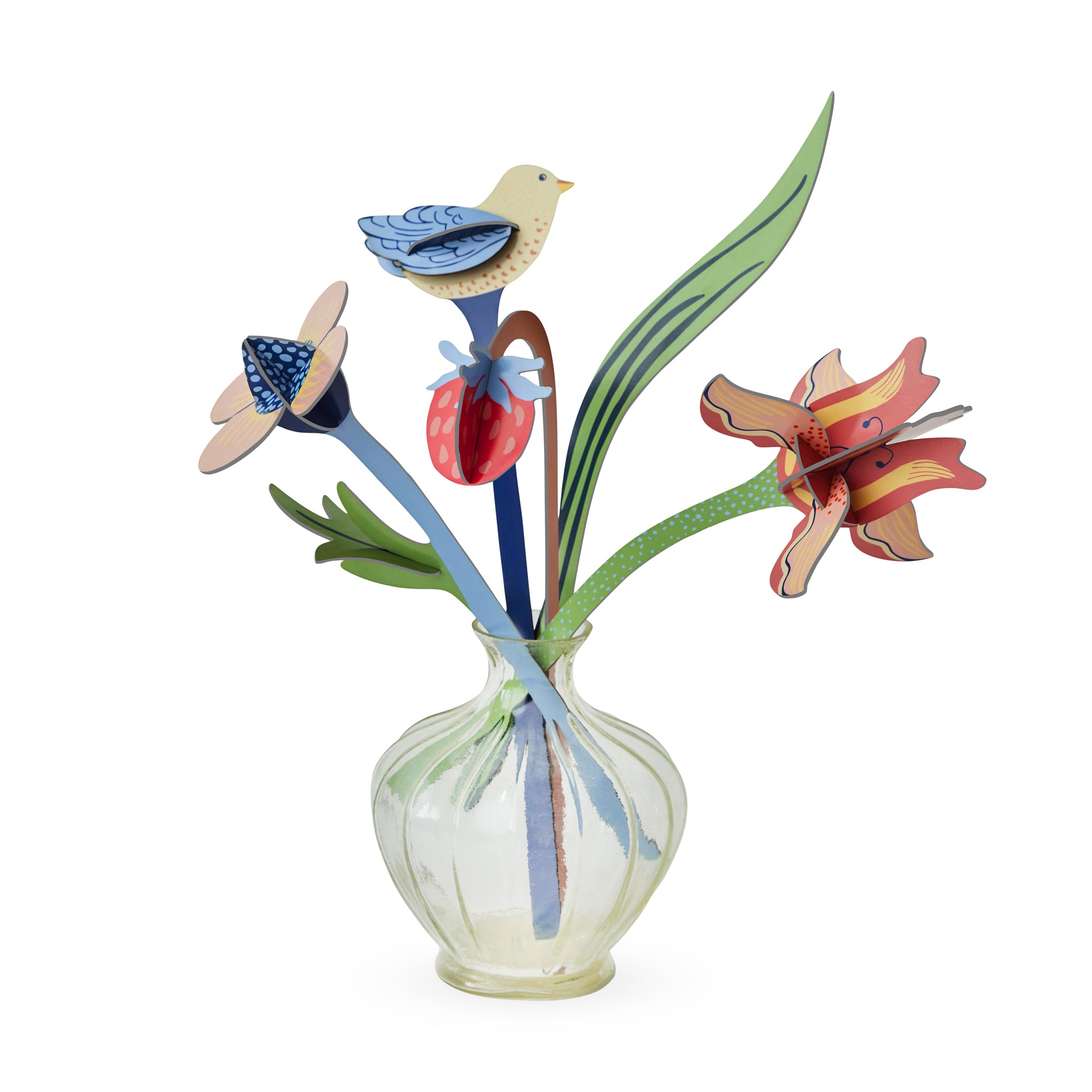 William Morris DIY Paper Flower Bouquet Kit - Eco-Friendly Art Craft