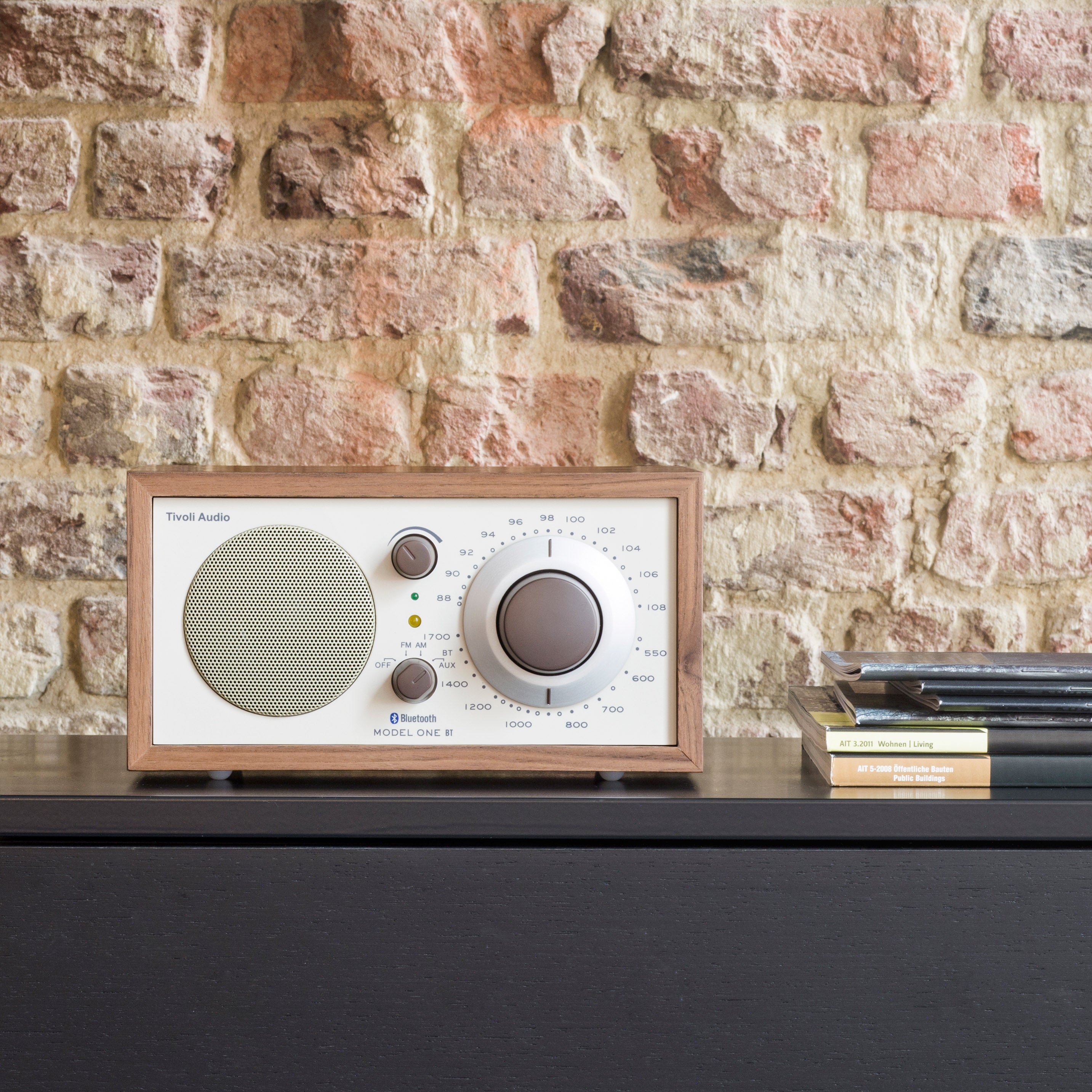 Tivoli Model One Bluetooth Radio with Wooden Cabinet & Aux Input
