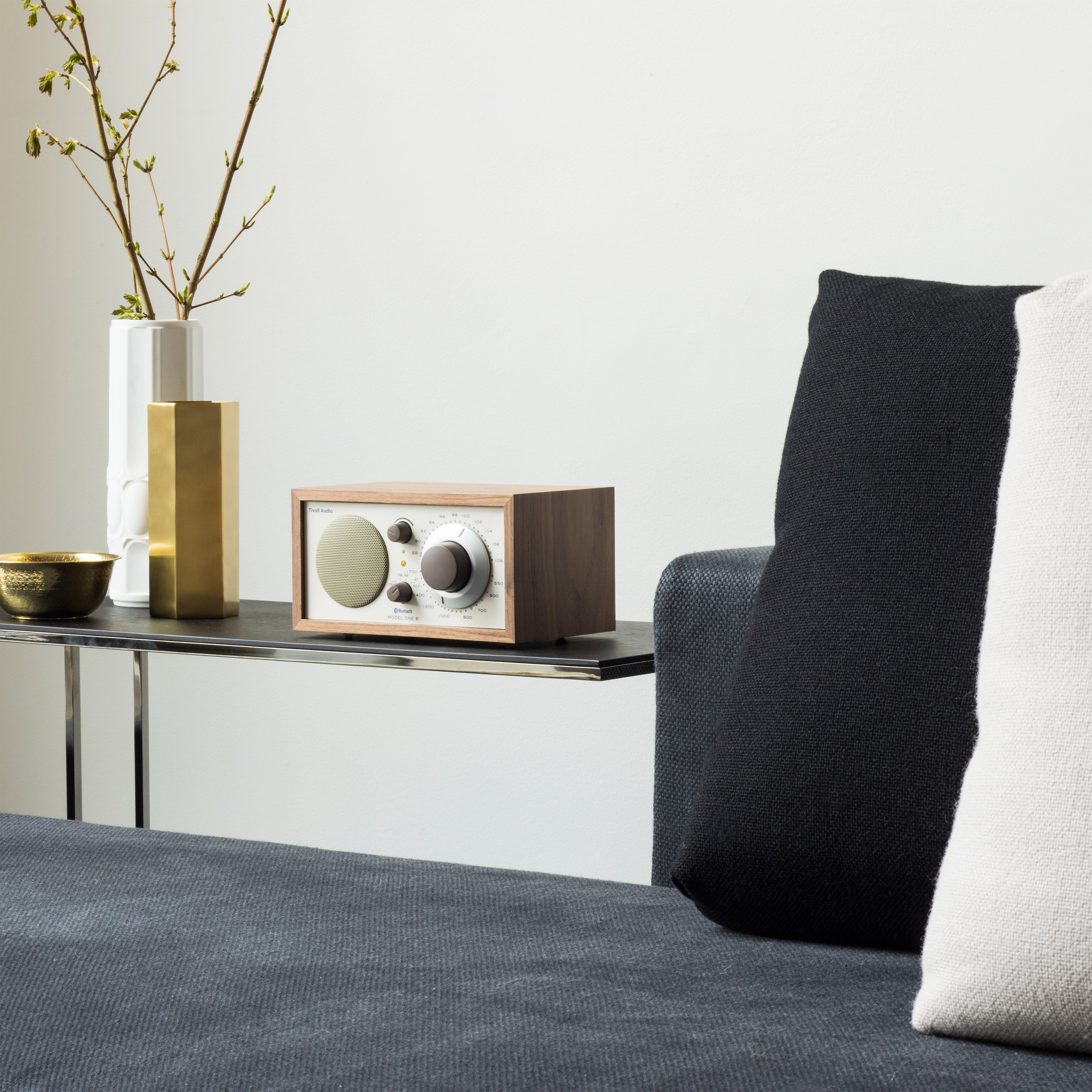 Tivoli Model One Bluetooth Radio with Wooden Cabinet & Aux Input