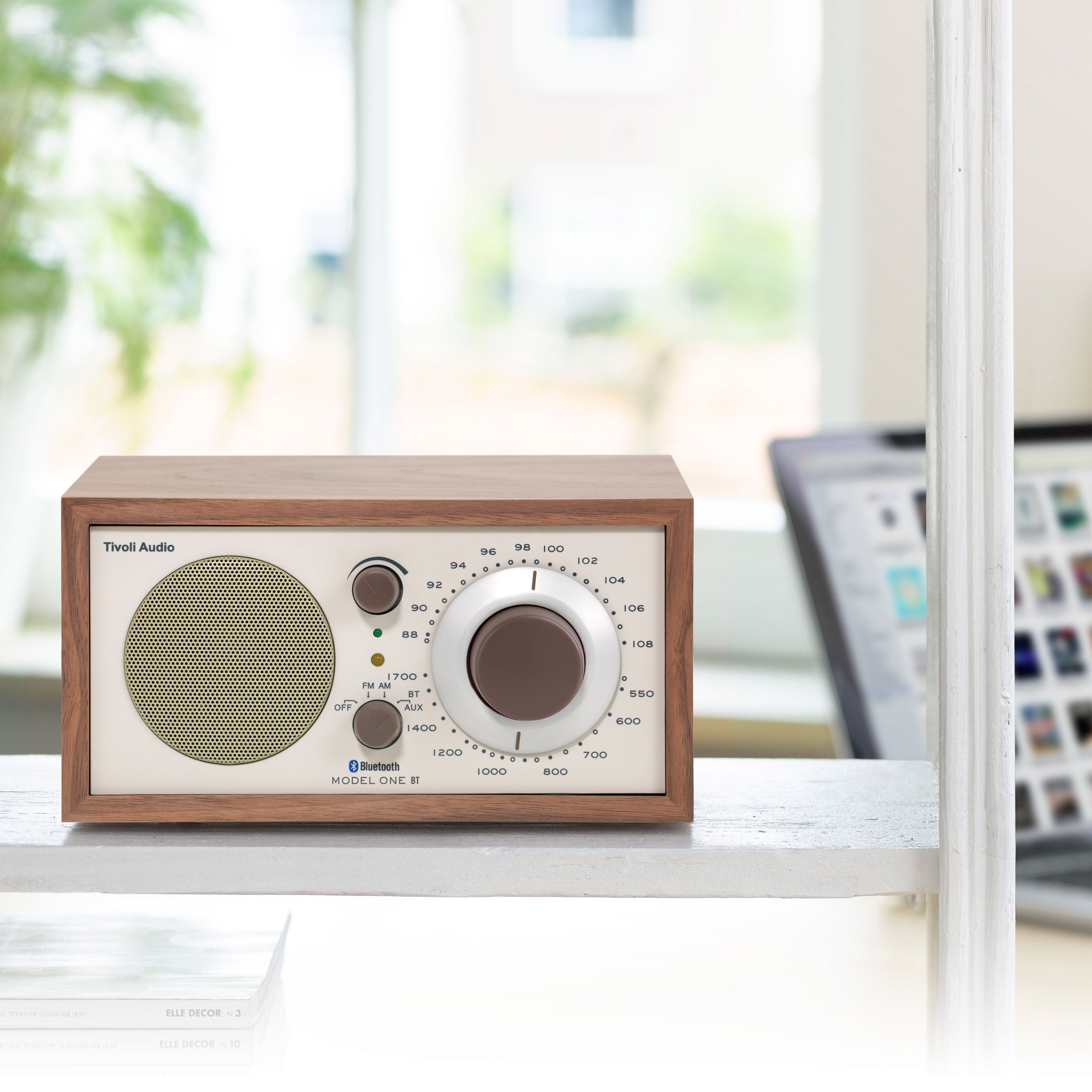 Tivoli Model One Bluetooth Radio with Wooden Cabinet & Aux Input