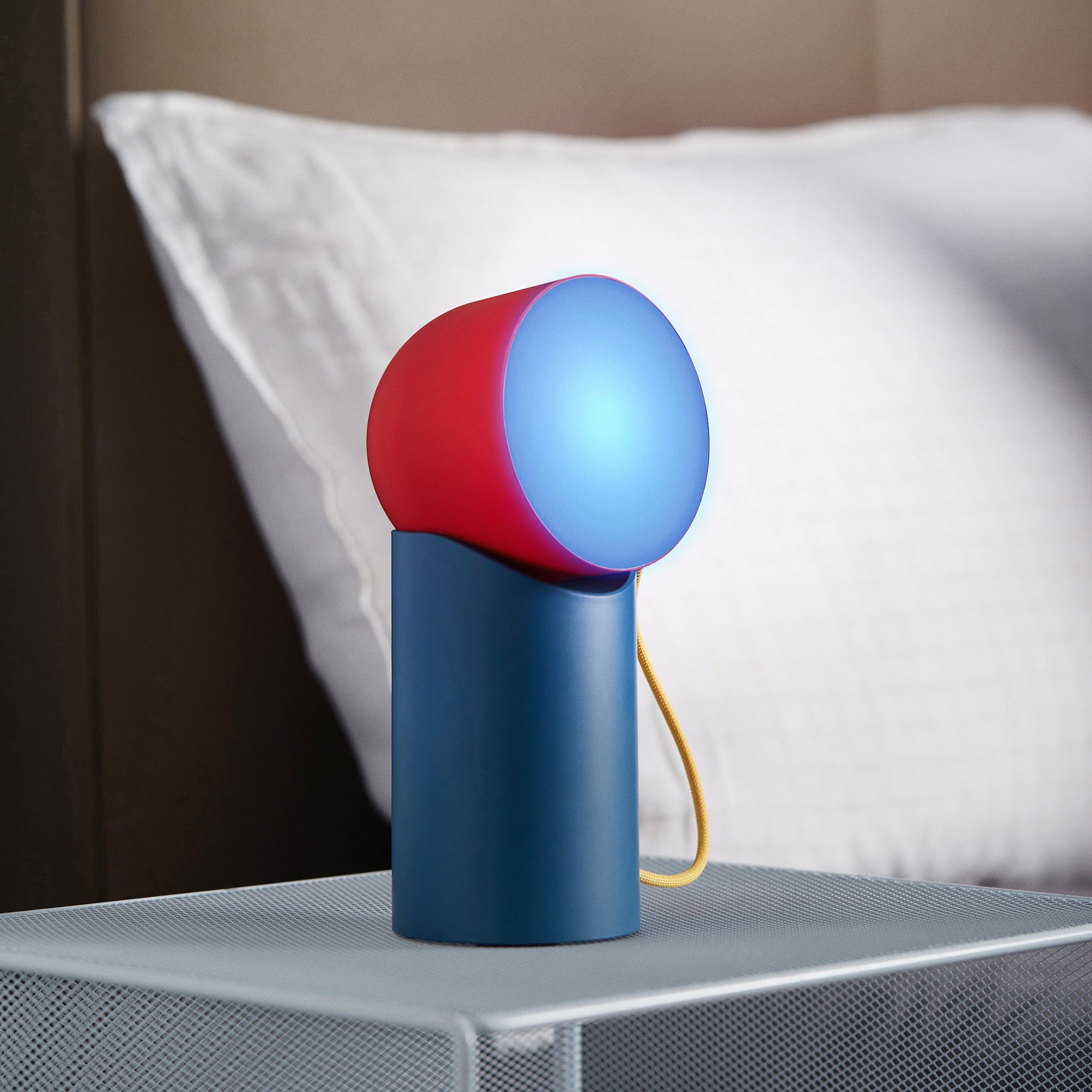 Lexon Orbe Portable LED Lamp with 9 Color Mood Lighting & USB-C Charging