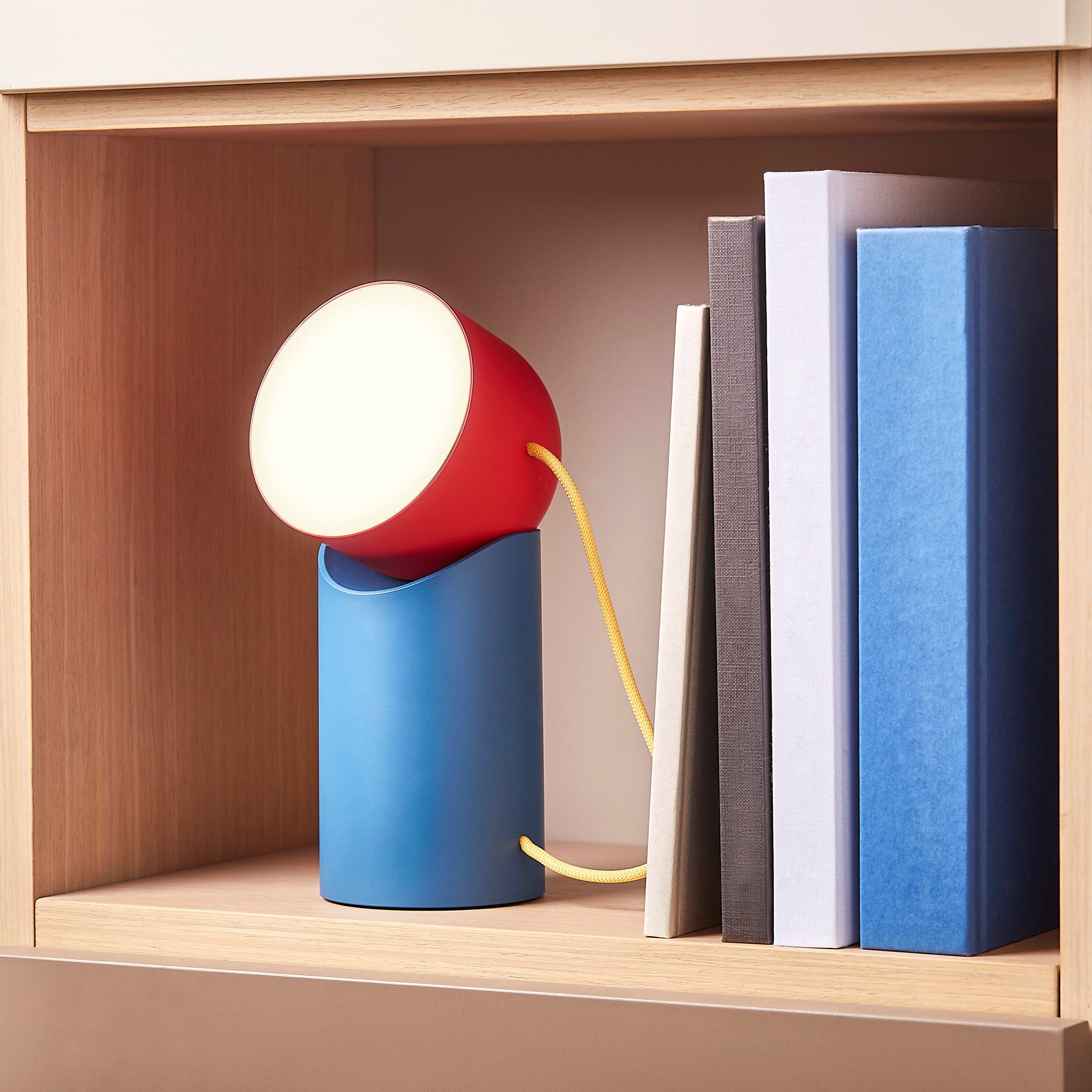 Lexon Orbe Portable LED Lamp with 9 Color Mood Lighting & USB-C Charging