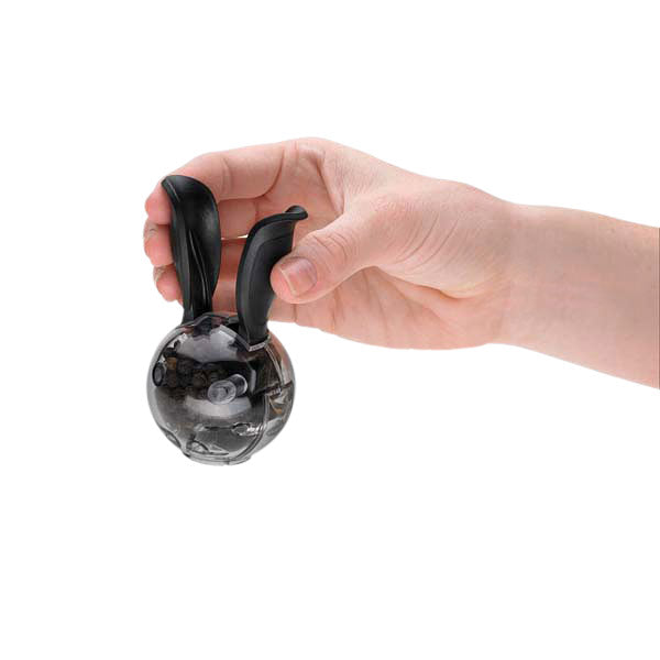 Bunny-Shaped Magnetic Salt and Pepper Grinders - Black