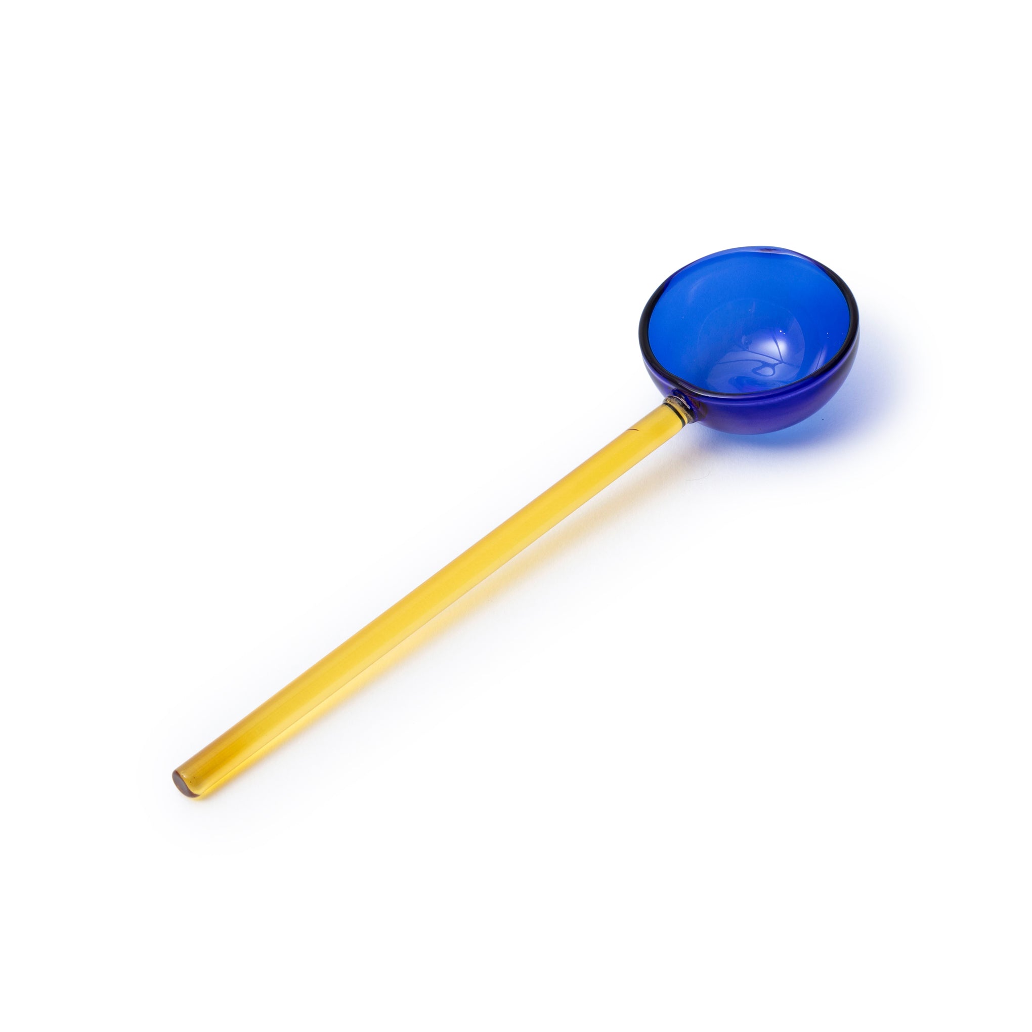 Dual-Colored Glass Spoons Set - Heat Resistant Borosilicate for Coffee & Cocktails