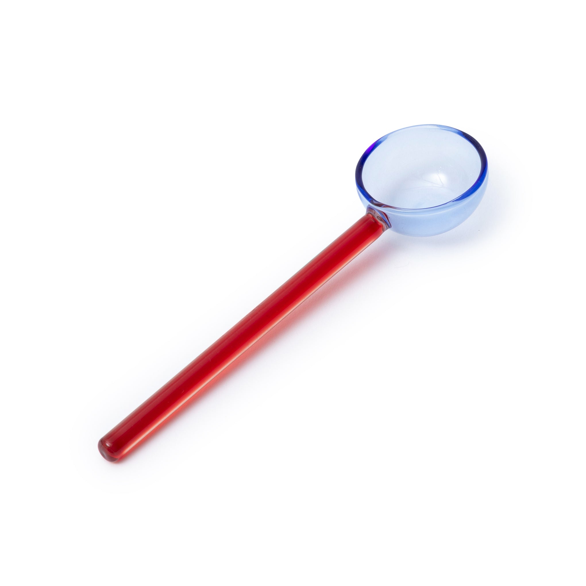 Dual-Colored Glass Spoons Set - Heat Resistant Borosilicate for Coffee & Cocktails