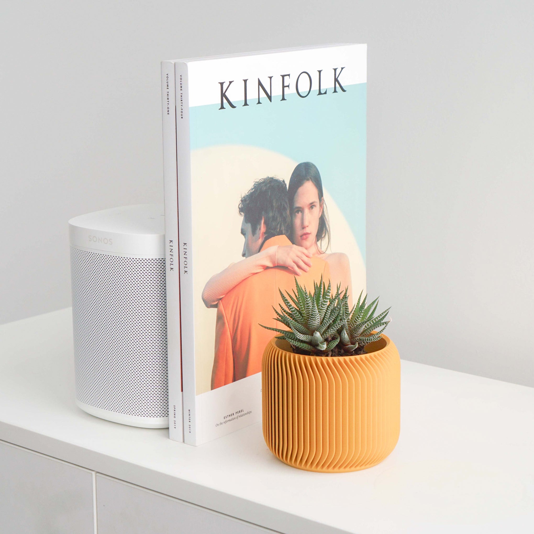 Eco-Friendly 3D-Printed Planter with Hidden Reservoir - 3"