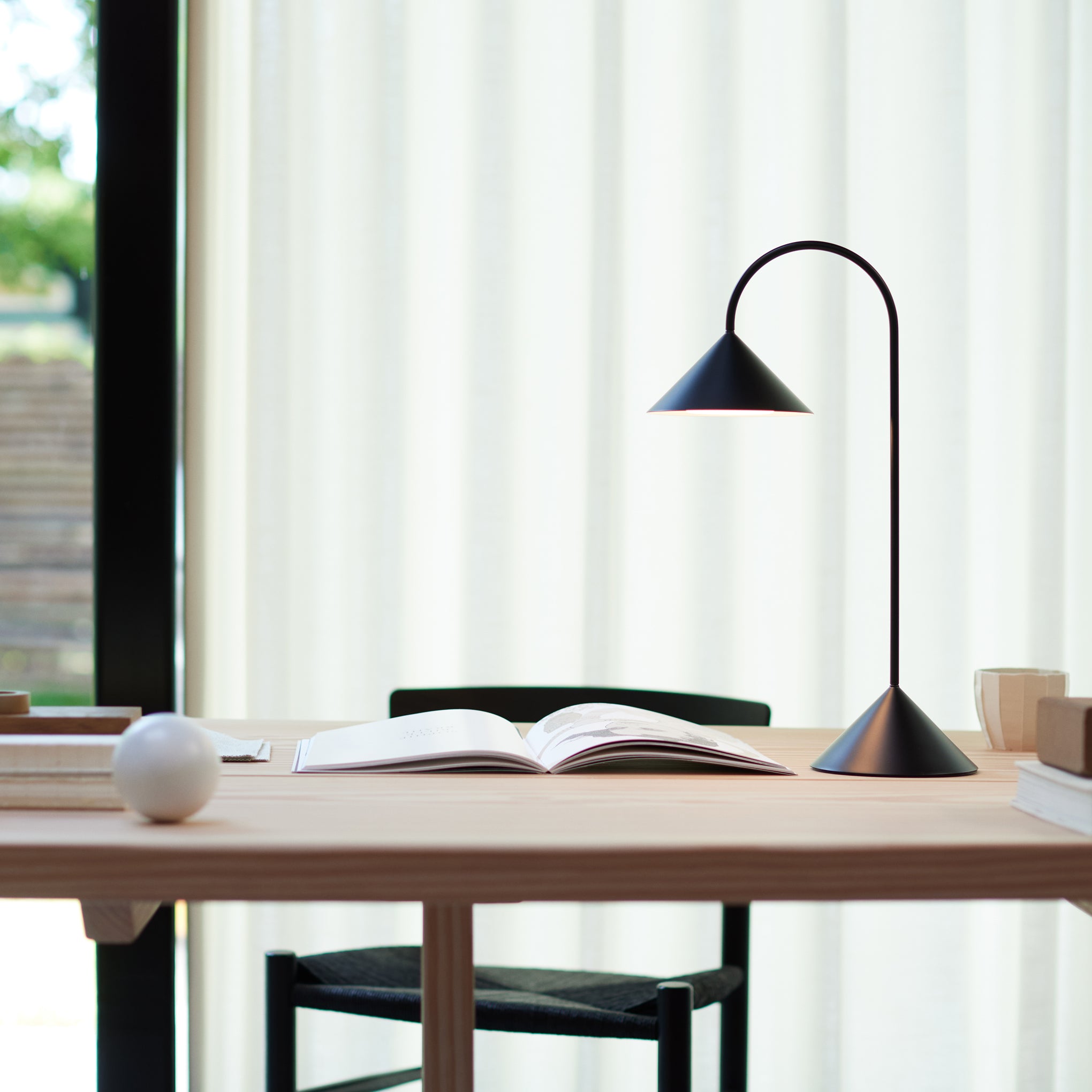 Grasp Portable LED Table Lamp by Thomas Albertsen - Rechargeable & Adjustable