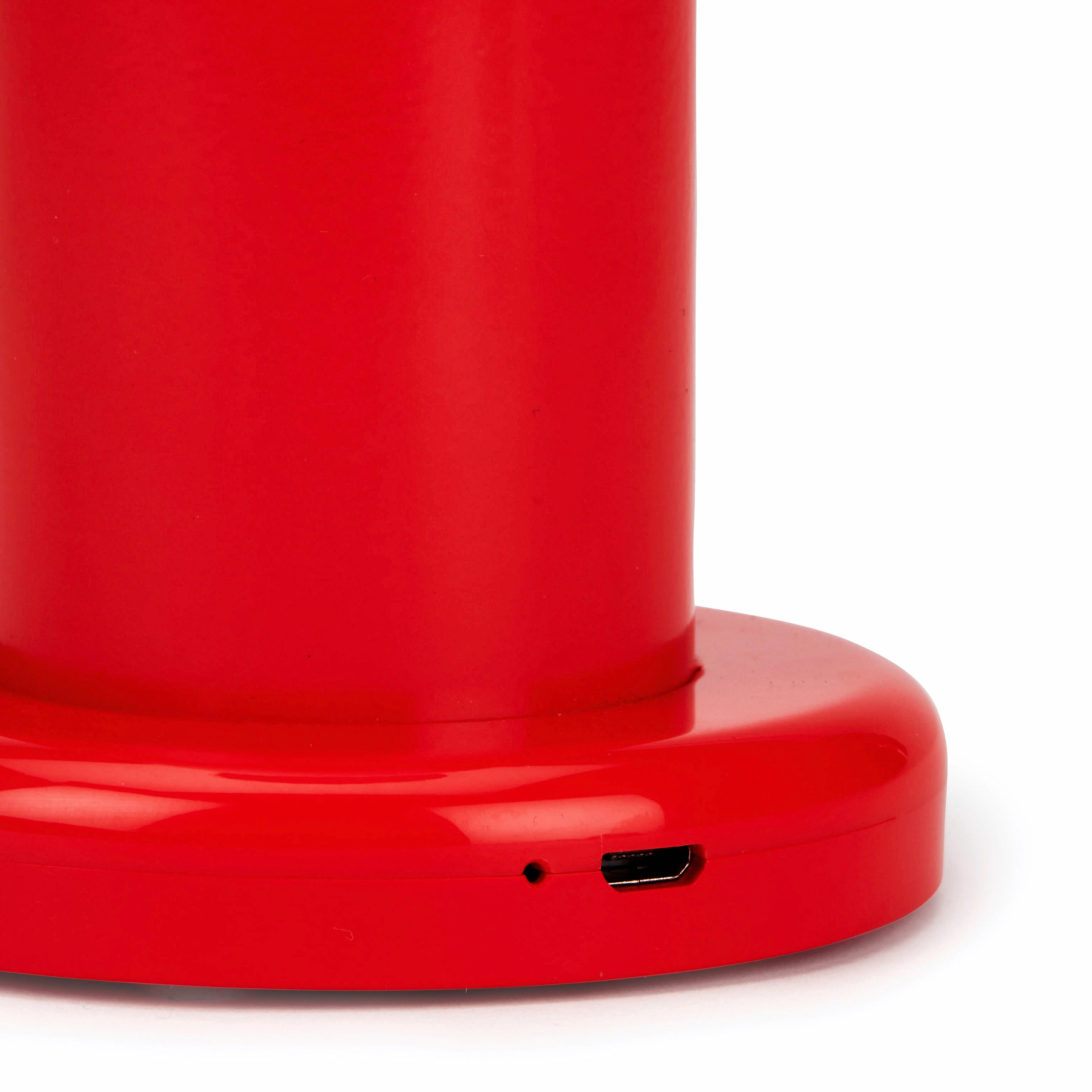 SOWDEN PL1 Rechargeable Portable Table Lamp - Red/Yellow, USB Charging