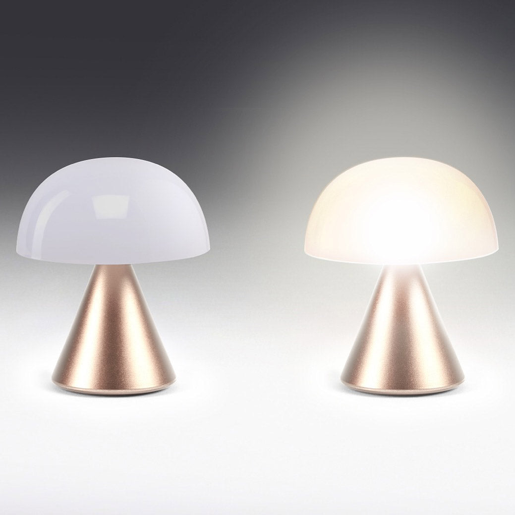 Lexon Mina Gold USB-C Rechargeable LED Night Light