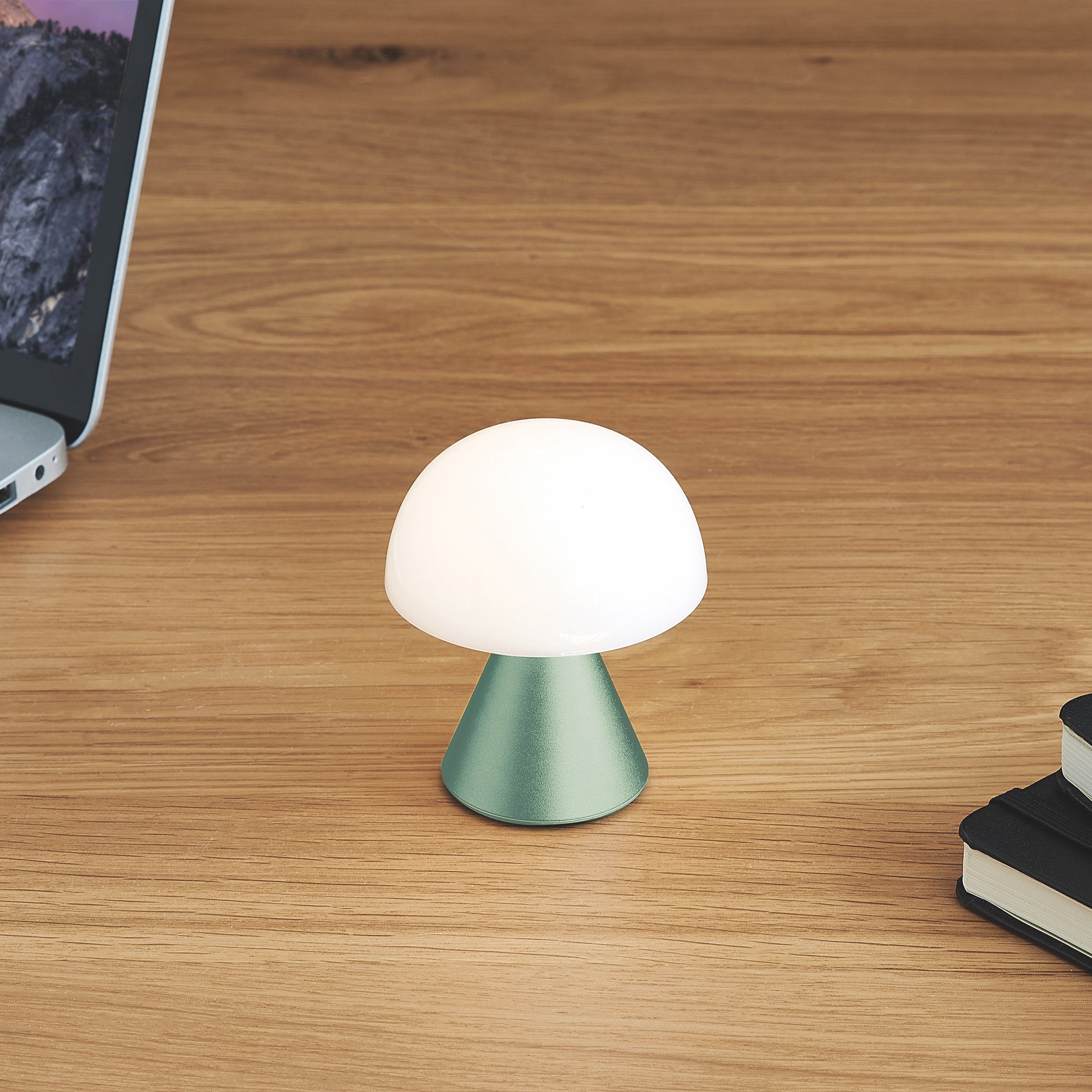 Lexon Mina USB-C Rechargeable LED Night Light - Mint