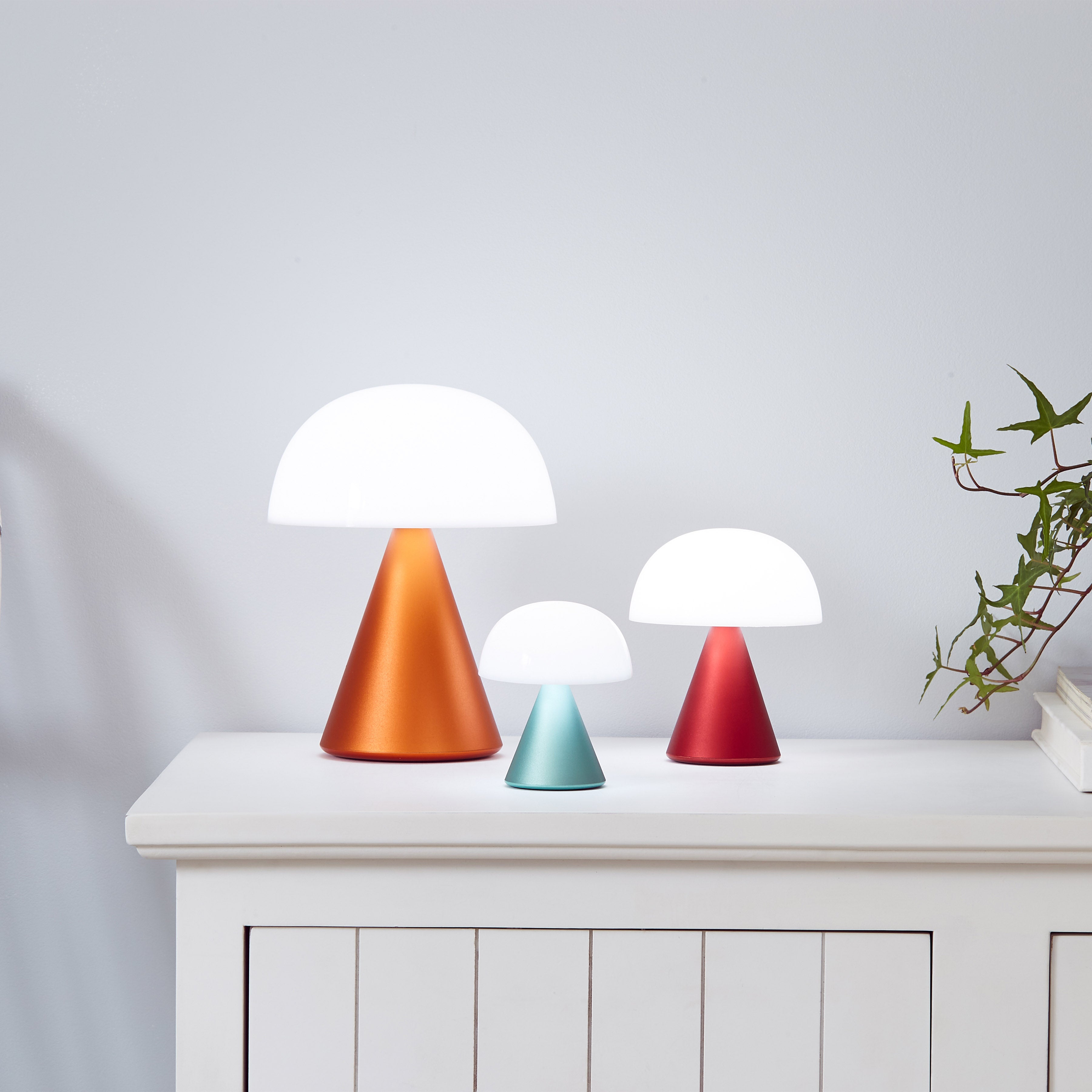 Lexon Mina USB-C Rechargeable LED Night Light - Mint