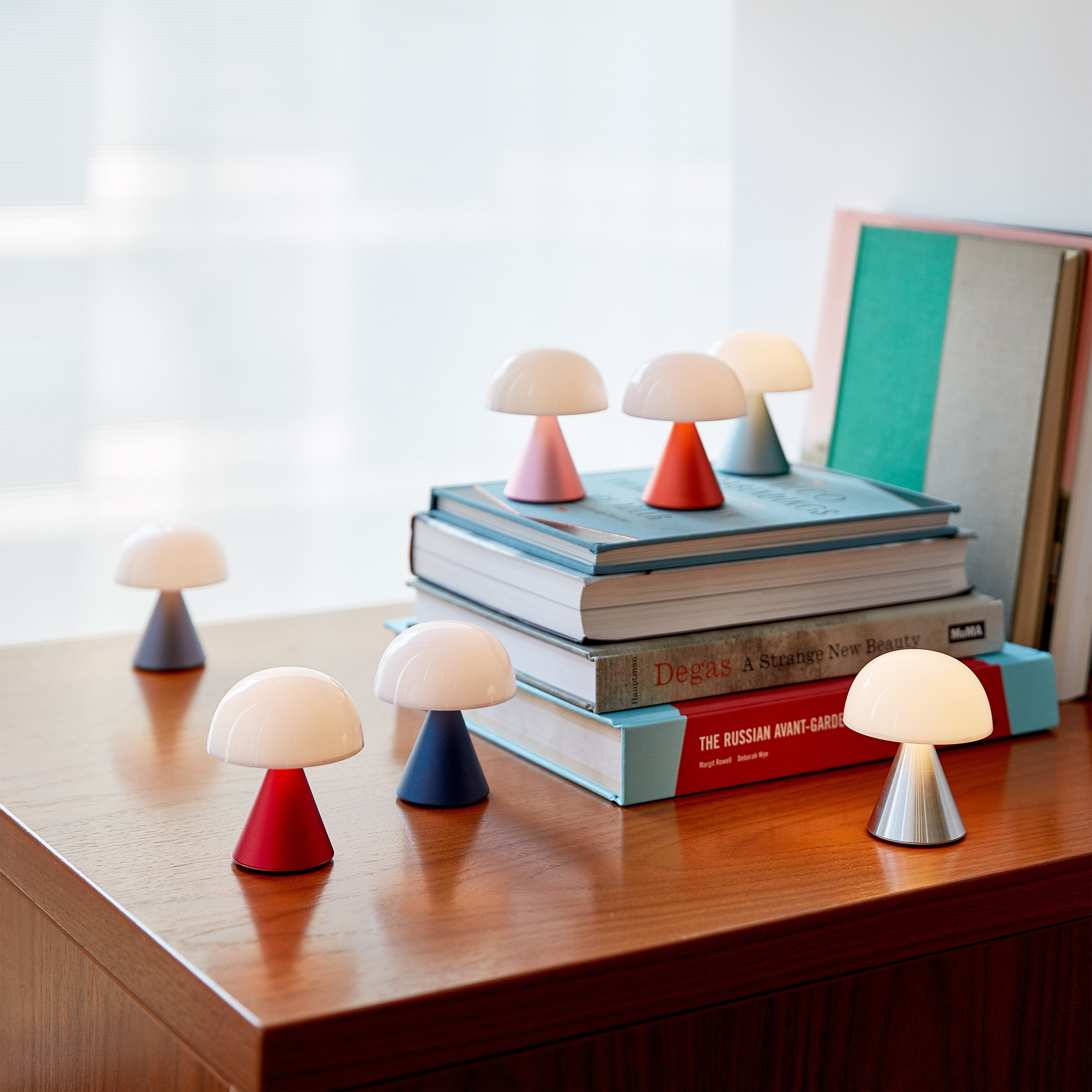 Lexon Mina USB-C Rechargeable LED Night Light - Mint