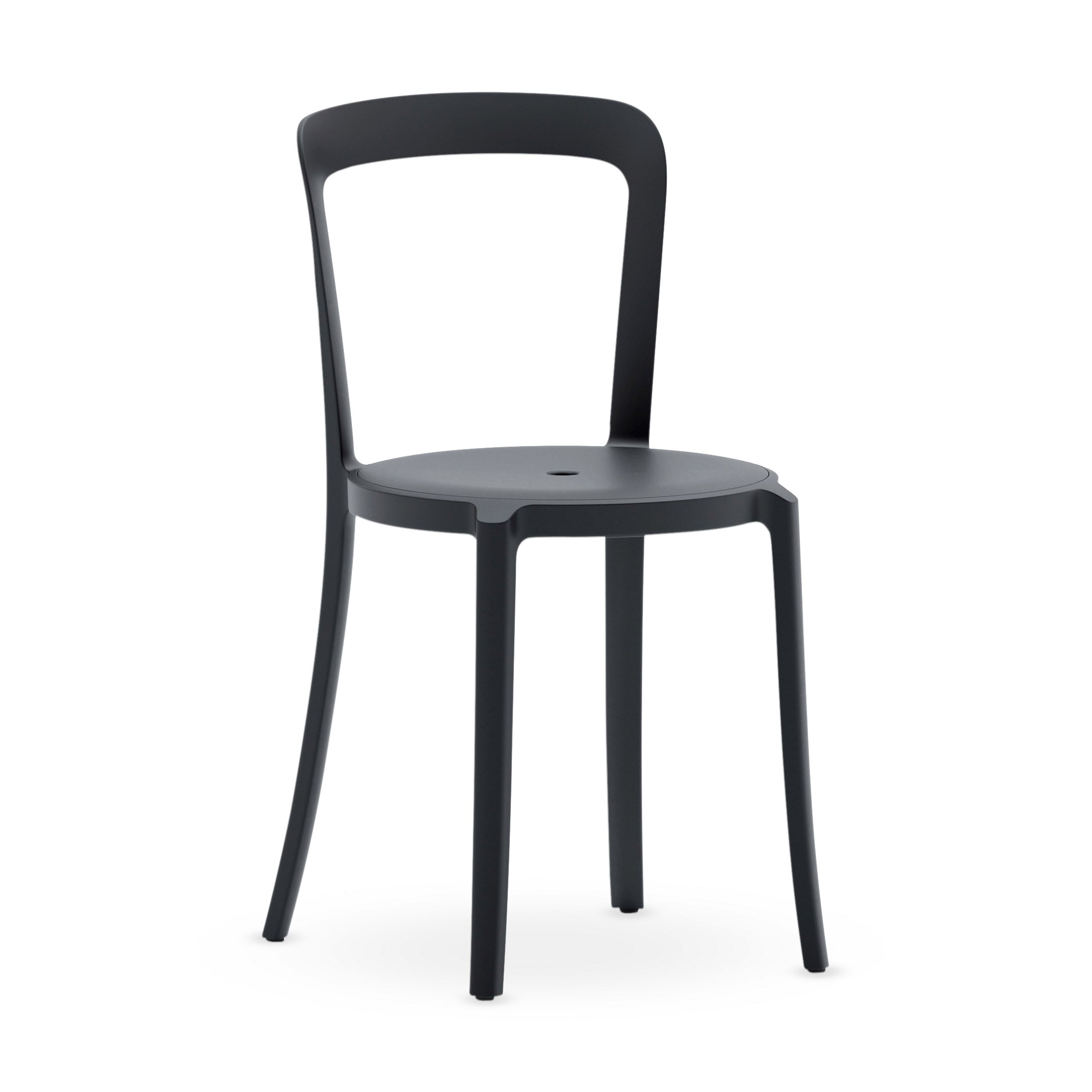 Emeco Recycled Stackable Chair - Lava Black Indoor Outdoor