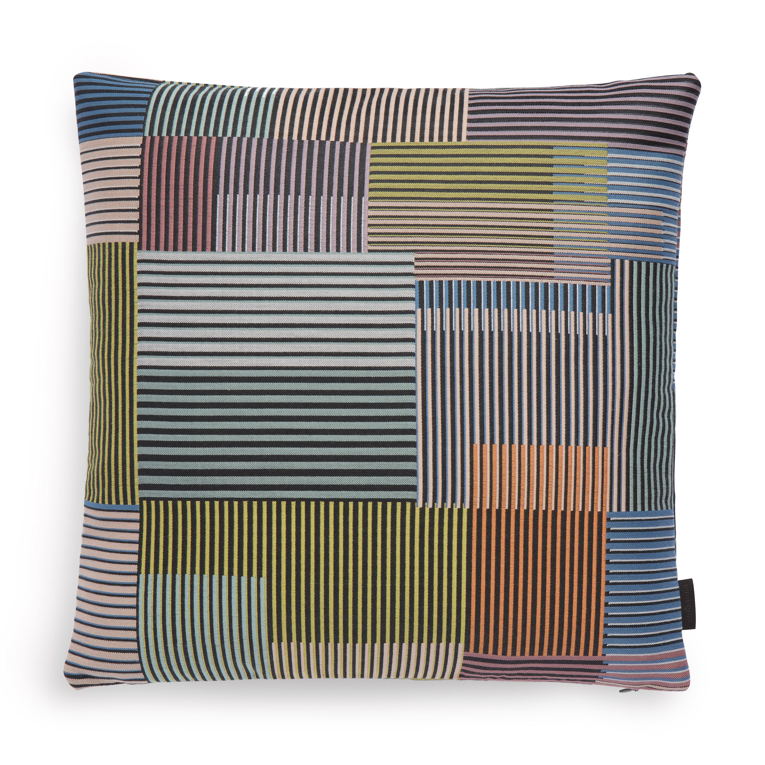 Paul Smith Assembled Check Jacquard Pillow - 17x17" Down Insert