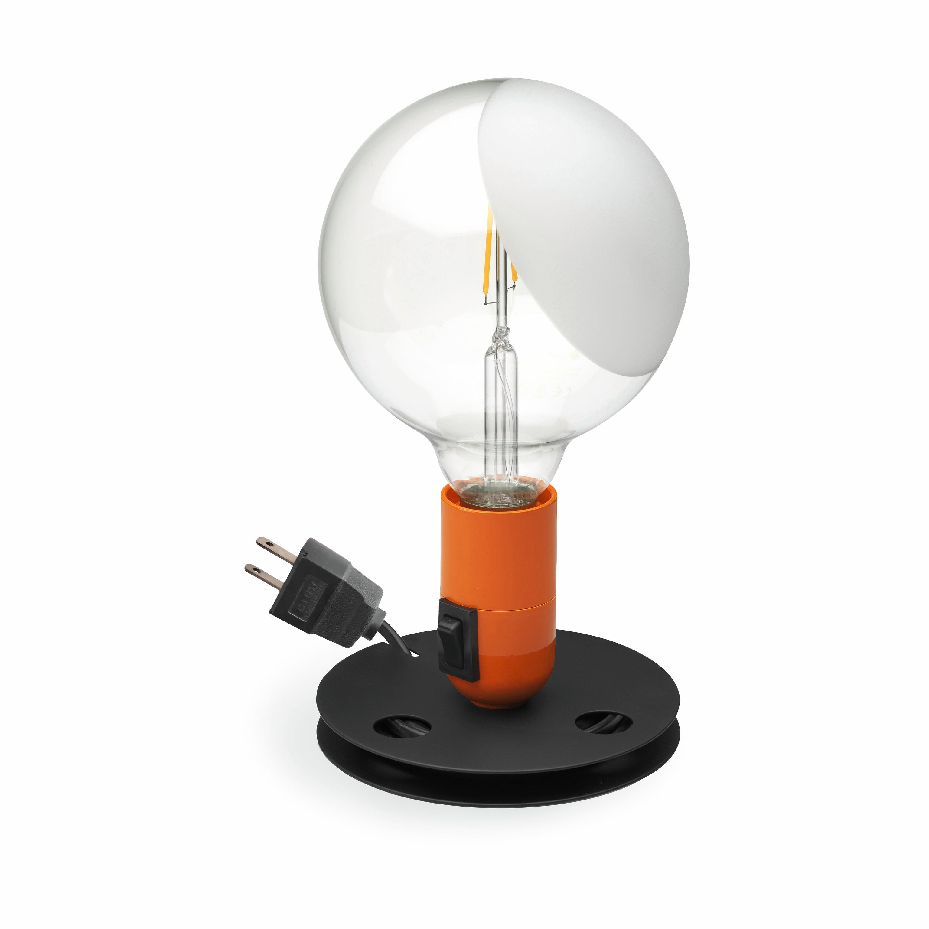 Lampadina LED Table Lamp by Achille Castiglioni - Orange Bulb Design