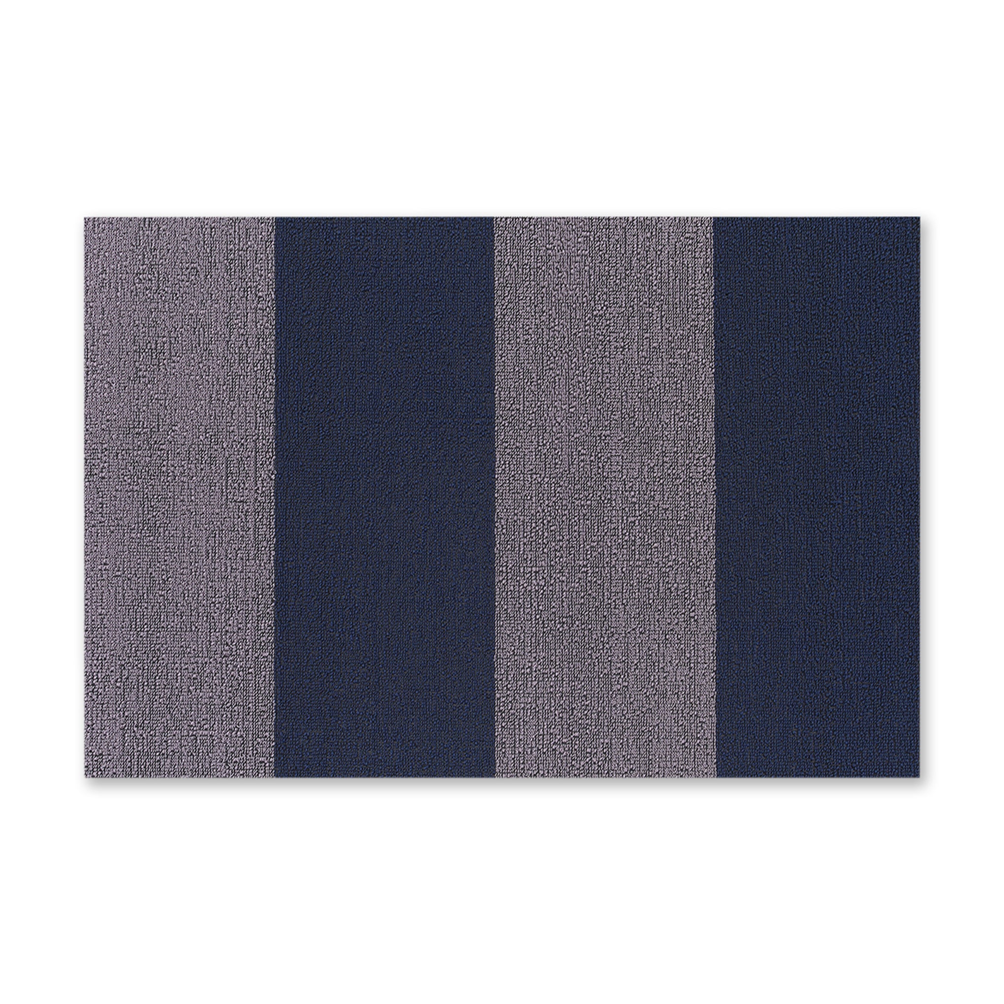 Chilewich Berry Duo Stripe Shag Rug - Indoor Outdoor Mat