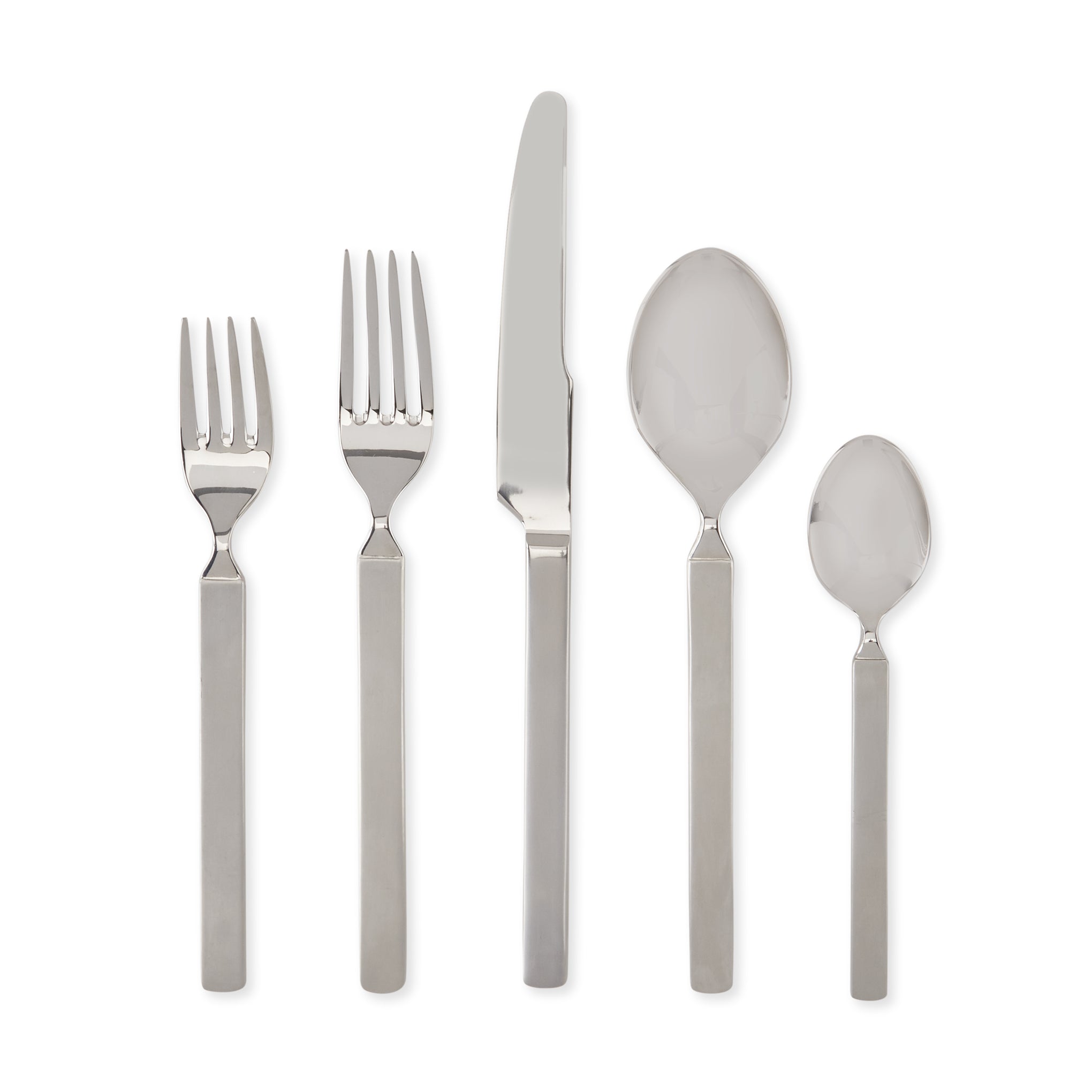 Alessi Achille Castiglioni 5-Piece Stainless Steel Flatware Set