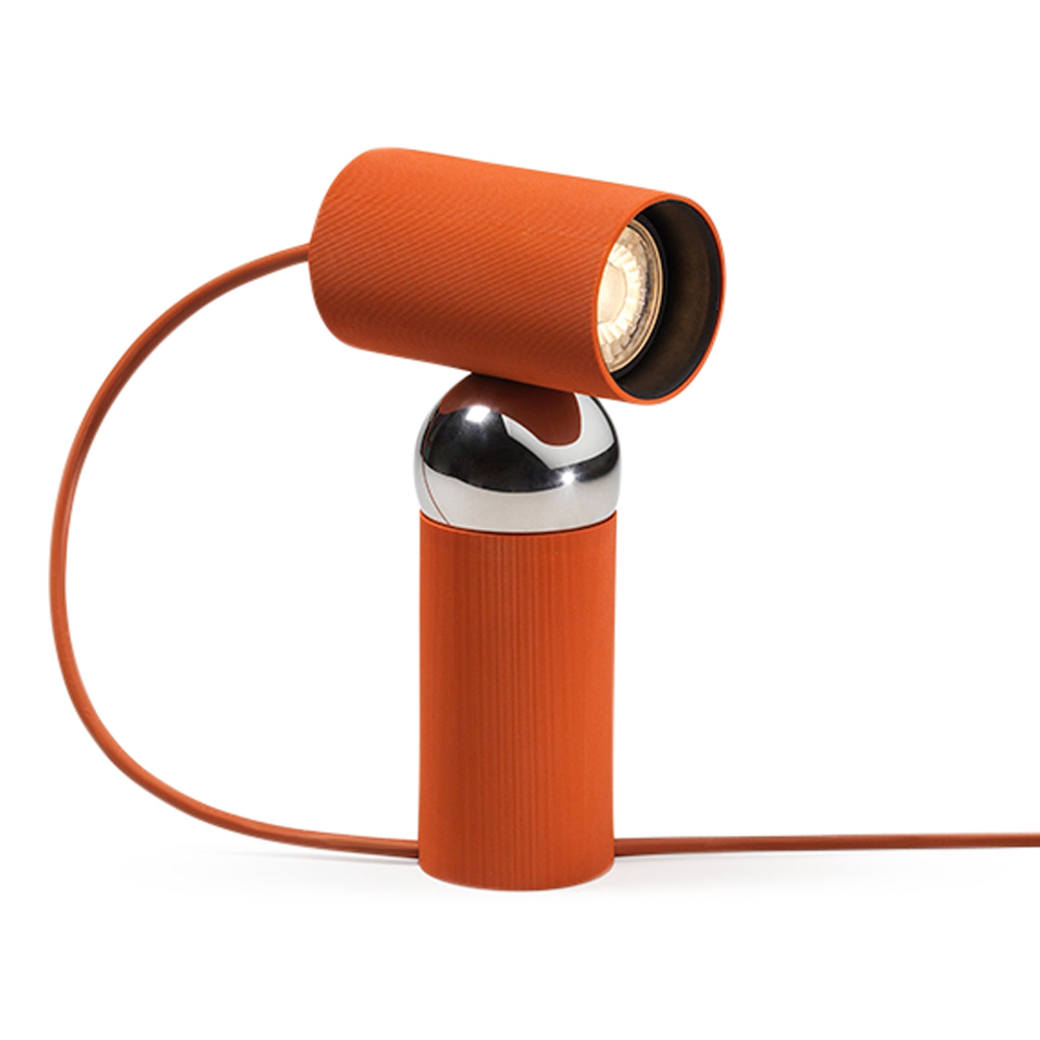 Bilboquet Adjustable LED Table Lamp - Sustainable Tomato Design