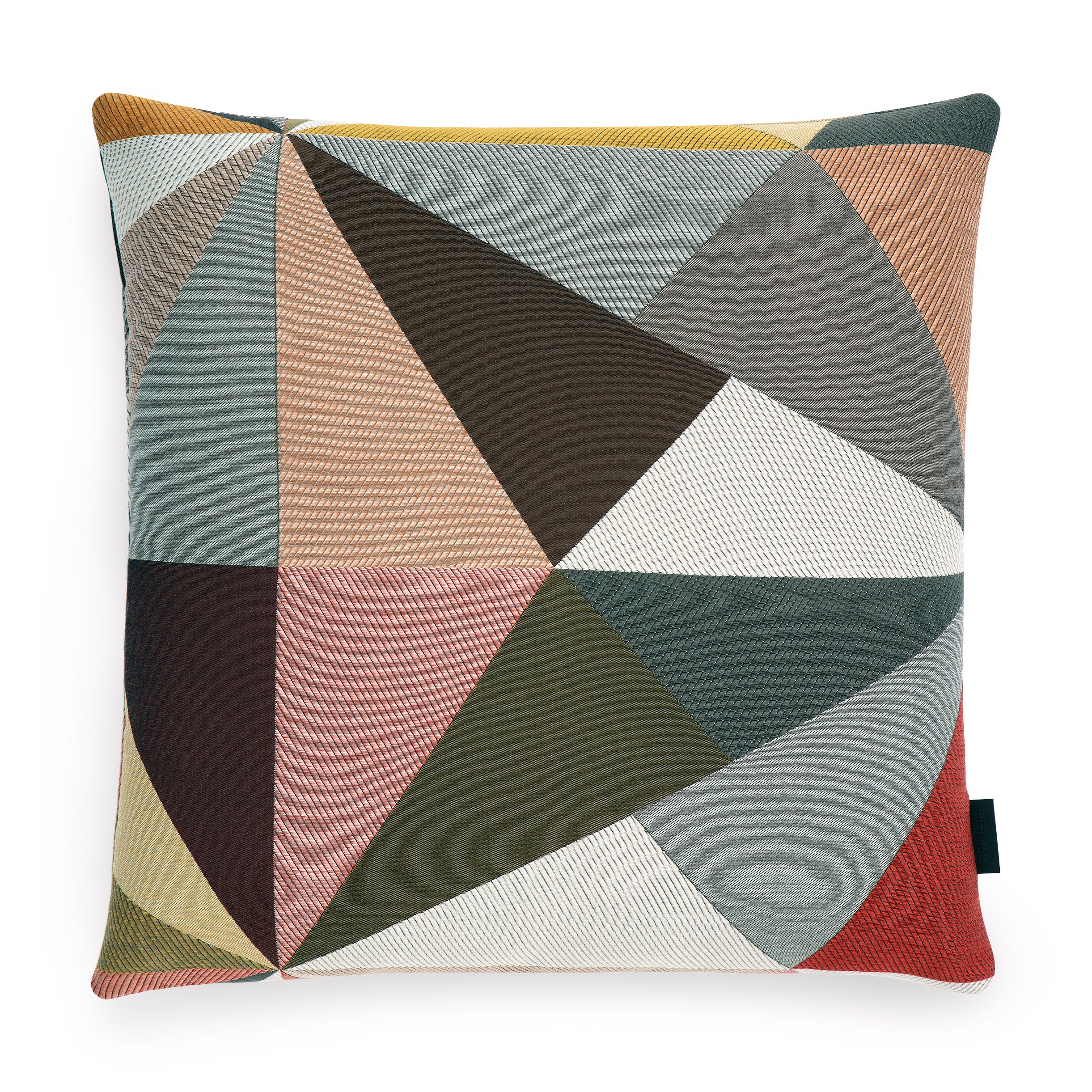 Paul Smith Angles Throw Pillow - Geometric Jasper Stone Design
