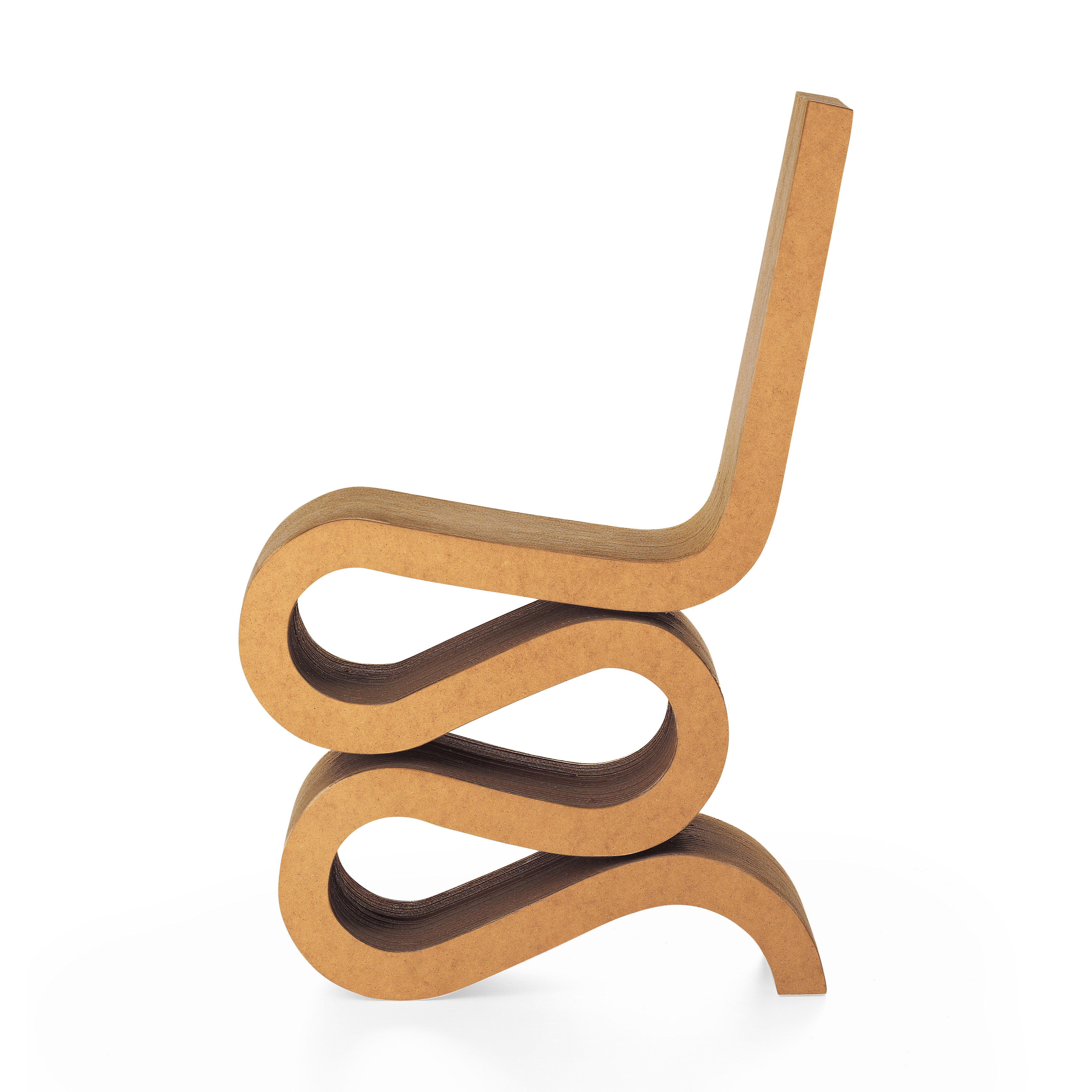 Vitra Gehry Wiggle Cardboard Side Chair