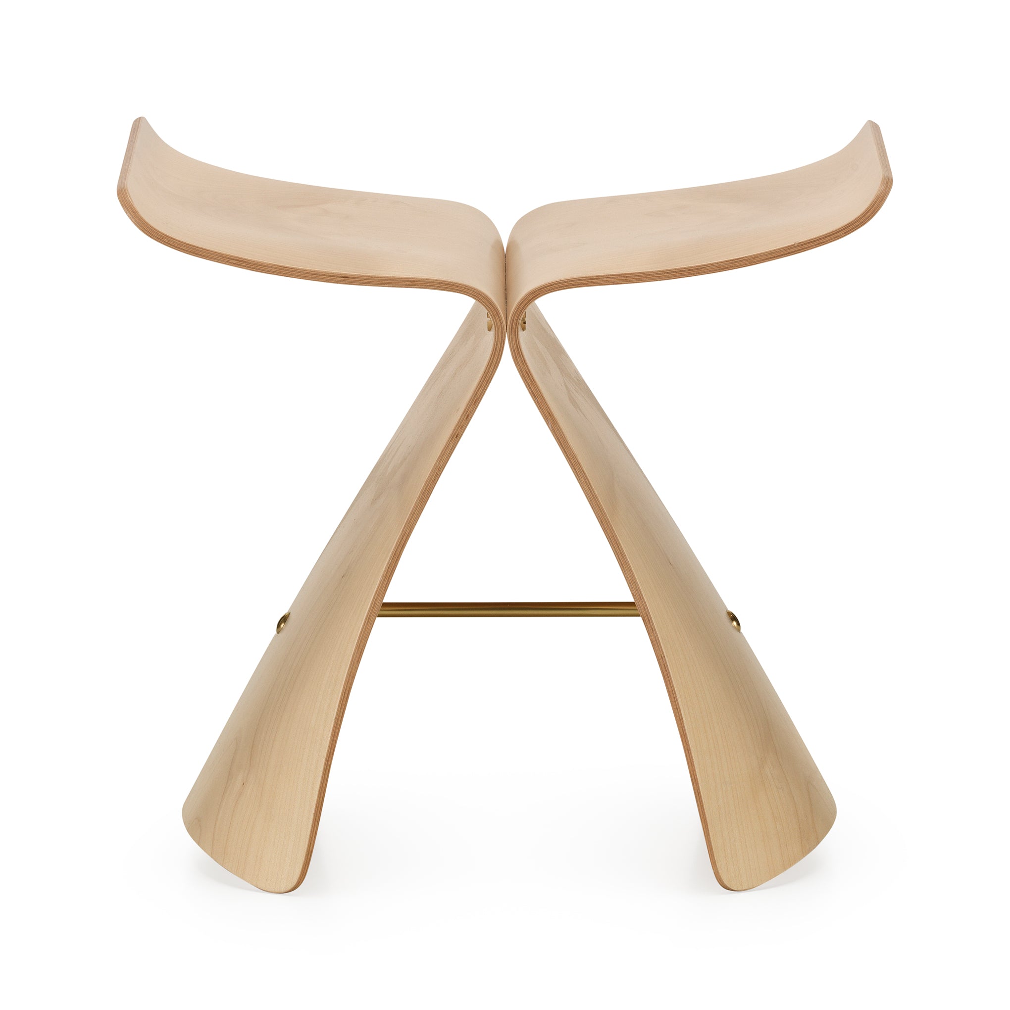 Sori Yanagi Butterfly Stool - Maple Wood Modern Design