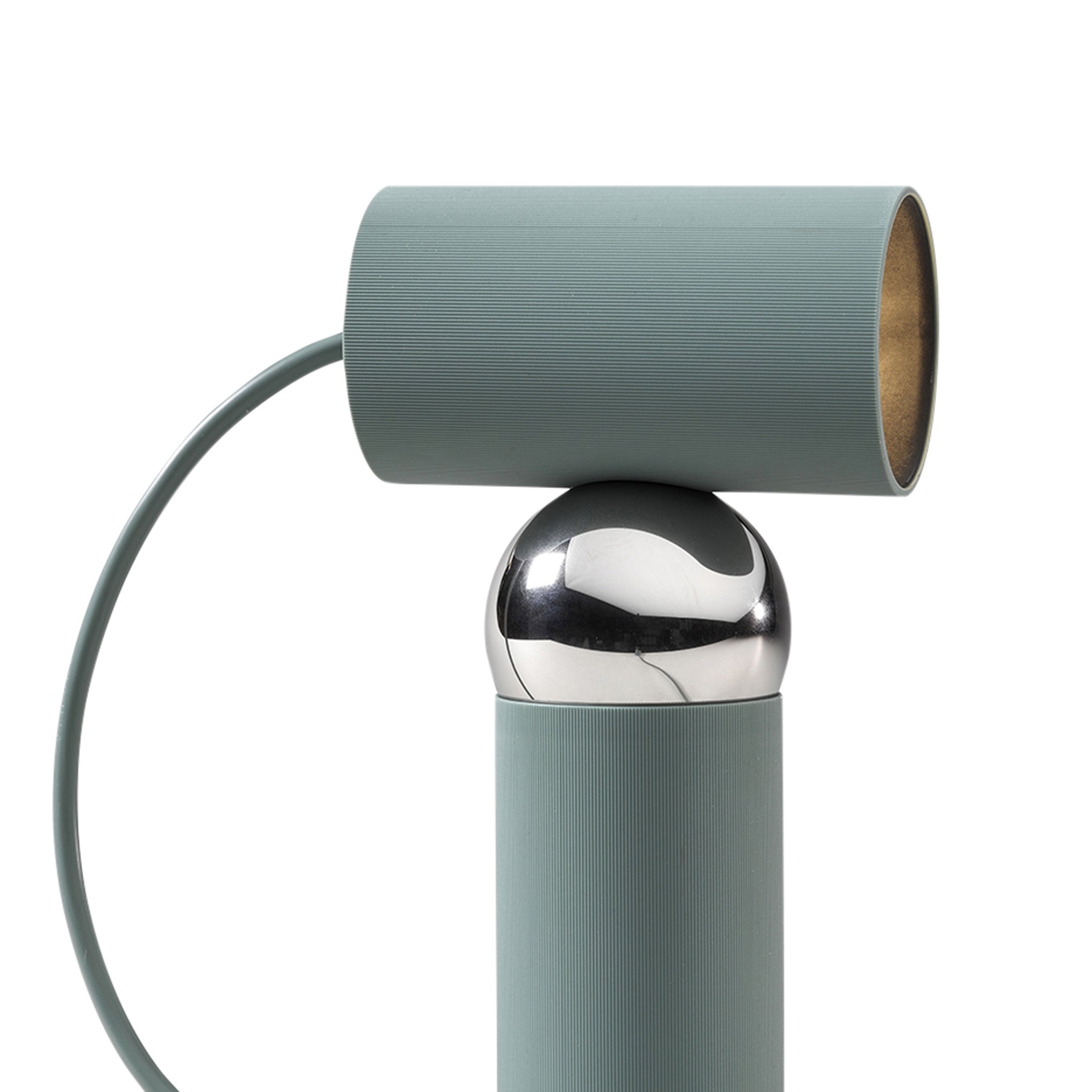 Bilboquet Adjustable LED Table Lamp in Sage - Eco-Friendly Polycarbonate Design