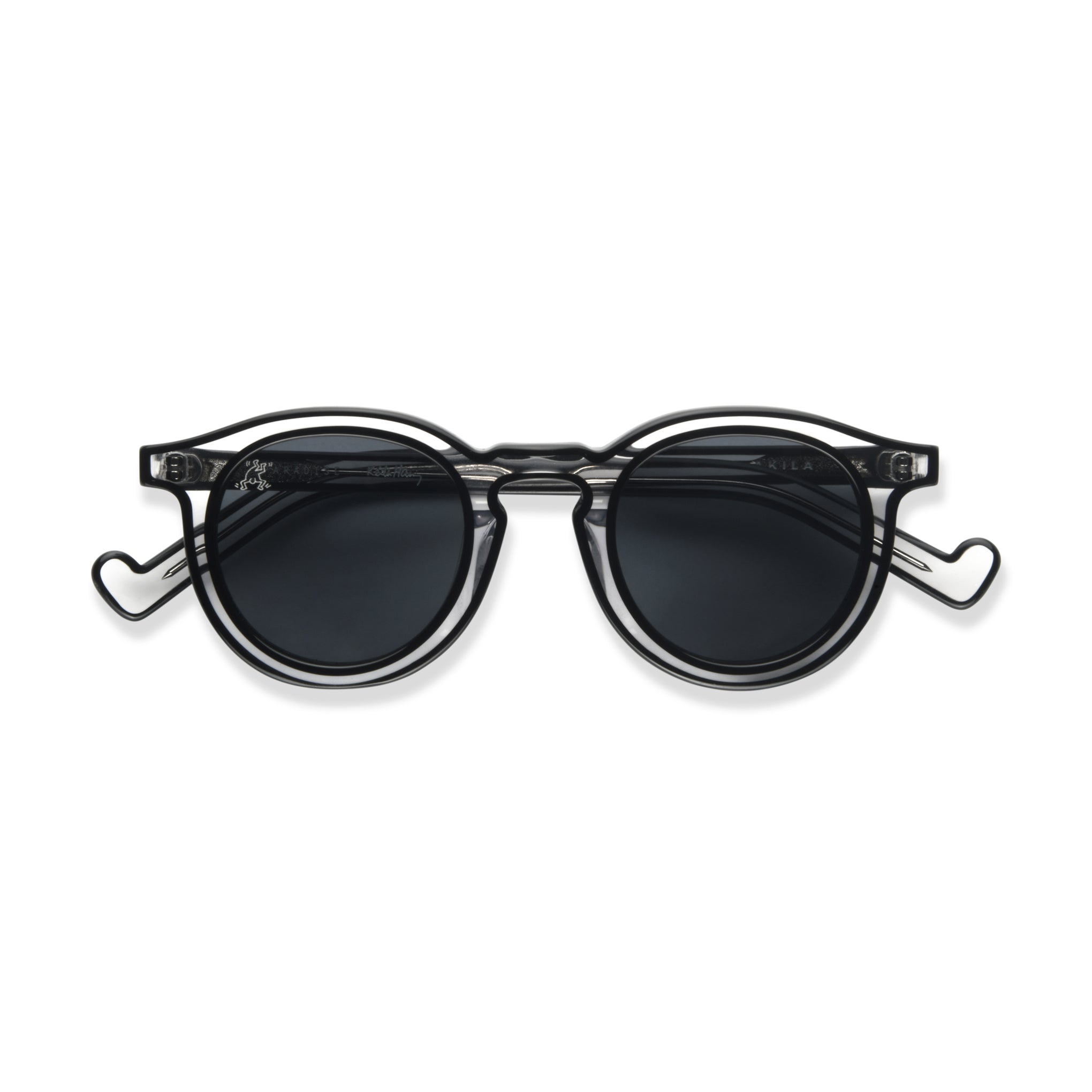 Keith Haring Art Sunglasses - Eco-Friendly Acetate Frame, UV Protection