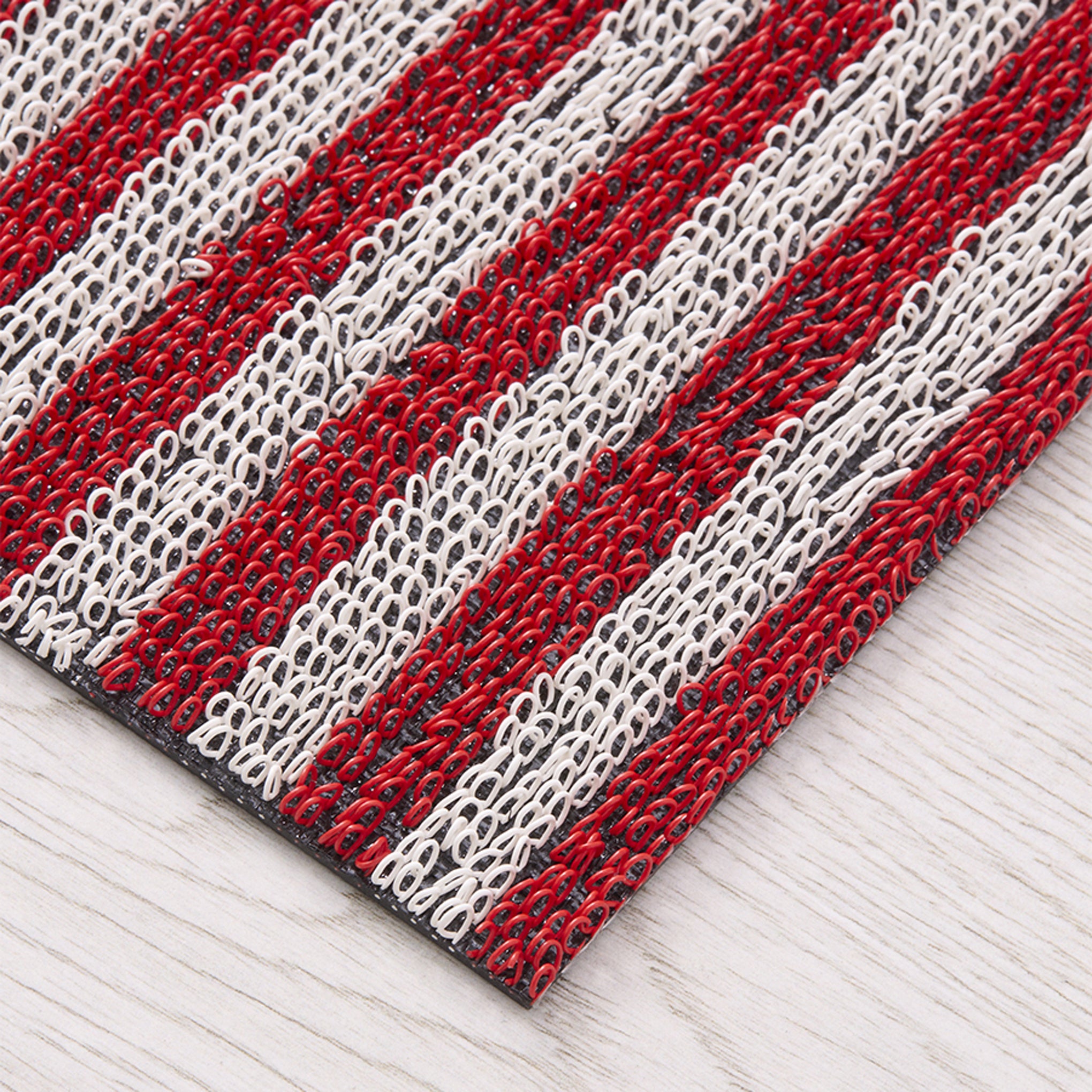 Chilewich Breton Stripe Shag Rug - Waterproof Indoor Outdoor Mat