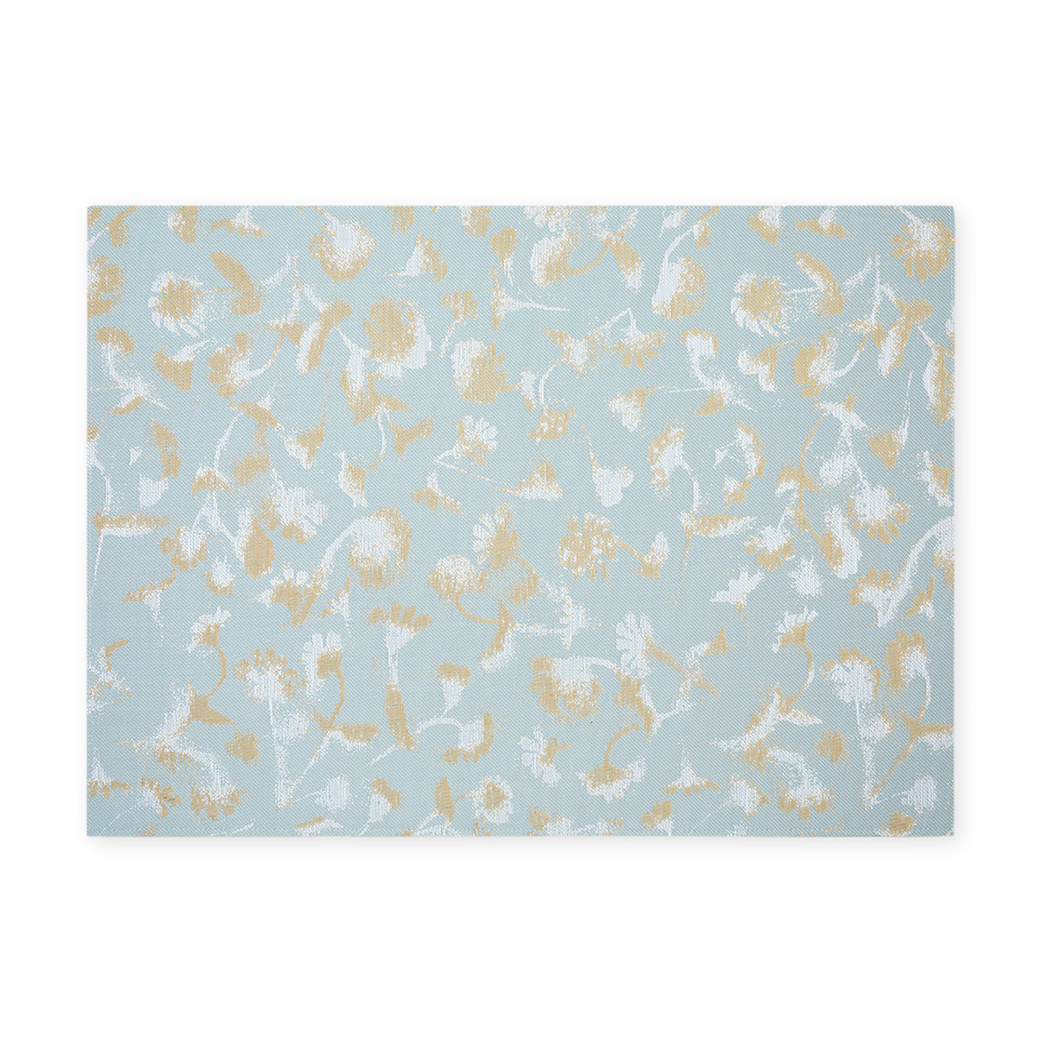 Chilewich Botanic Woven Floor Mat - Mint Indoor Outdoor Rug